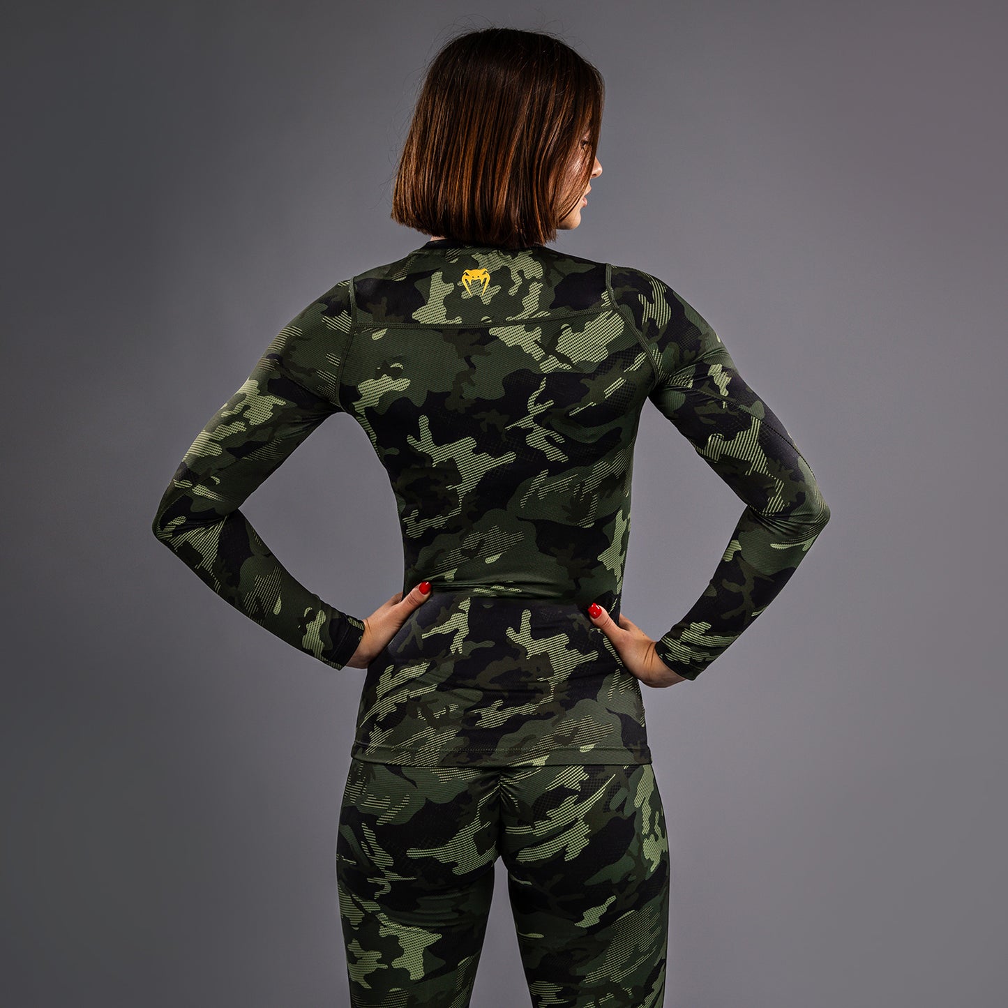 Venum x Sophia Rose Women’s Long Sleeve Rashguard - Forest Camo