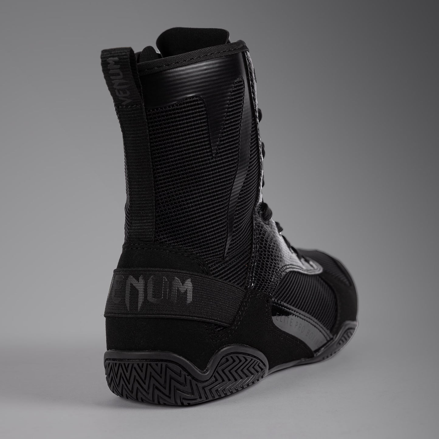 Venum Elite Boxing Shoes - Black
