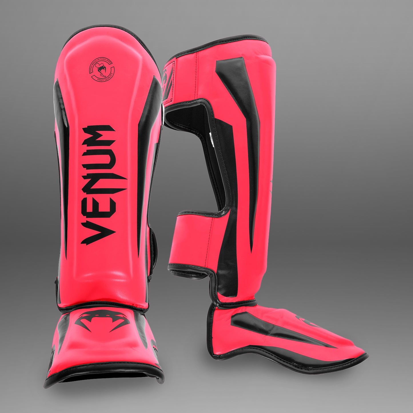 Venum Elite Shin Guards - Pink