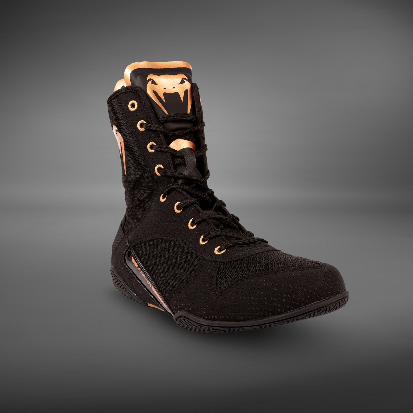 Venum Elite Boxing Shoes – Black/Bronze
