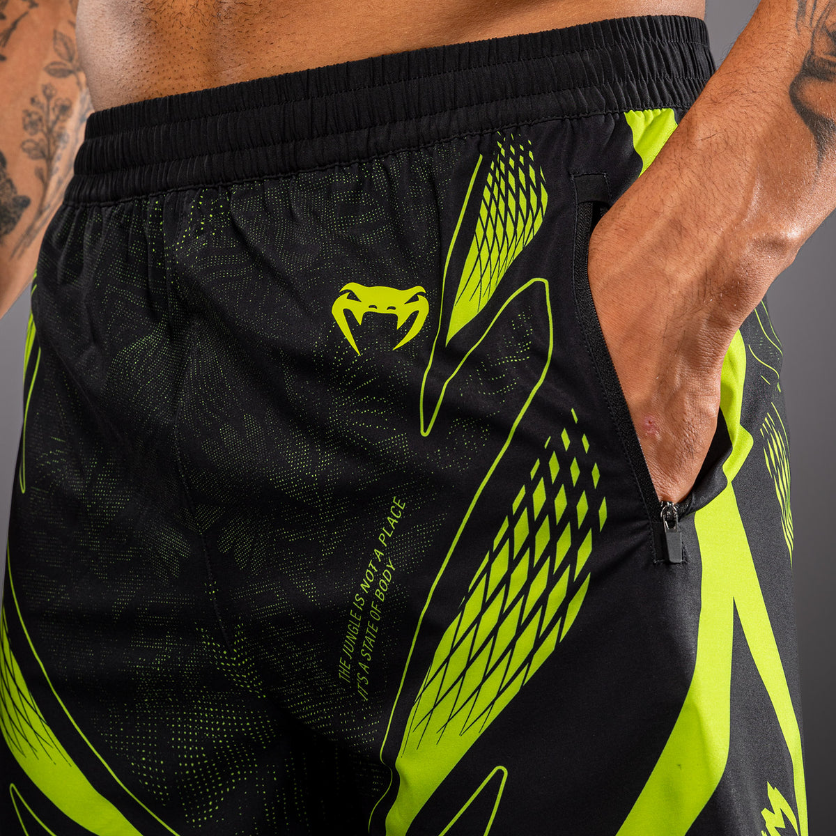 Venum Amazonia Reborn Training Shorts - Black/Green