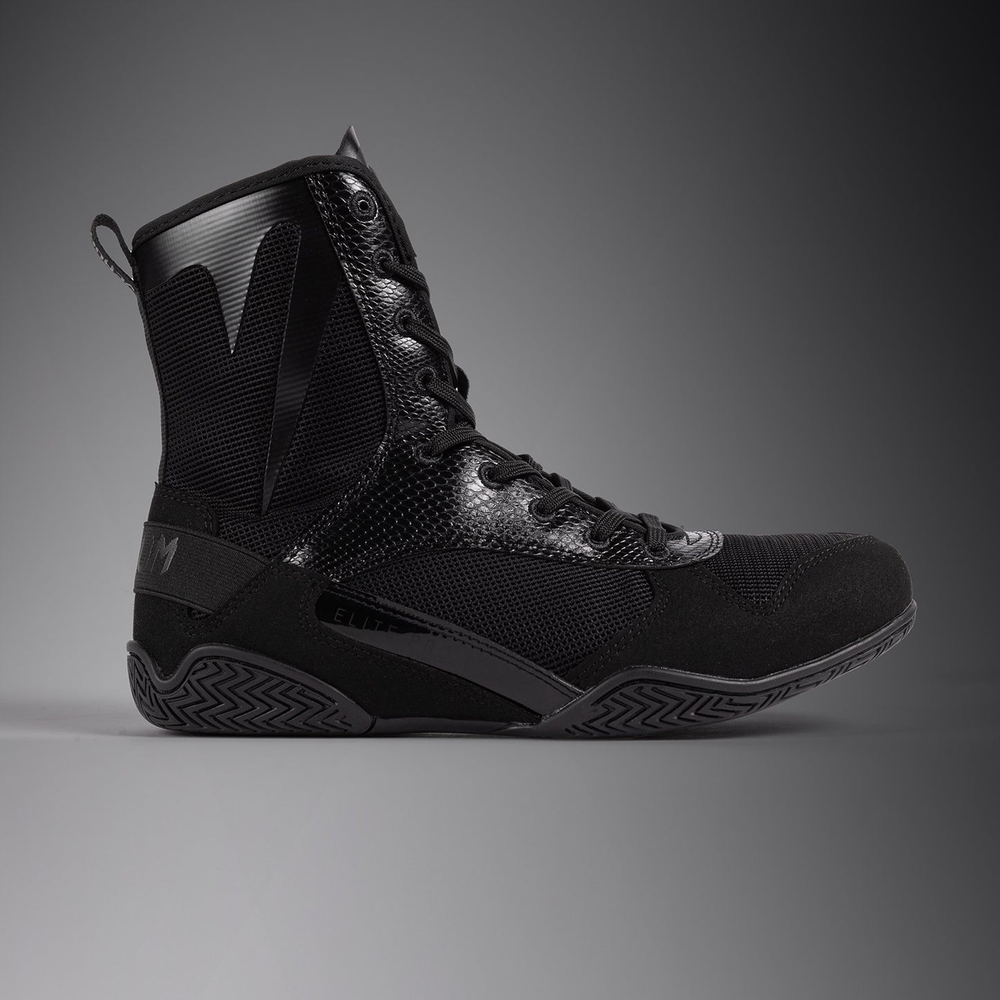 Venum Elite Boxing Shoes - Black