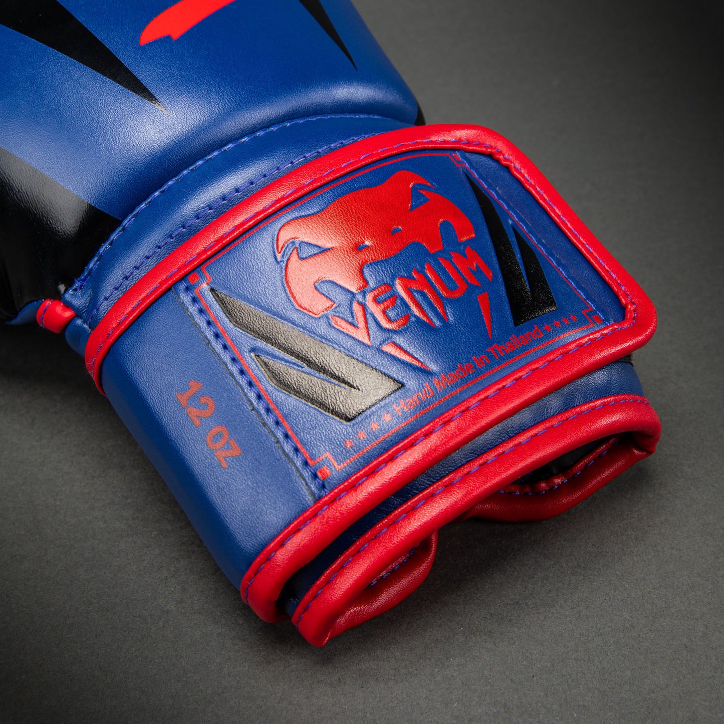 Venum Elite Boxing Gloves - Dark Blue/Red