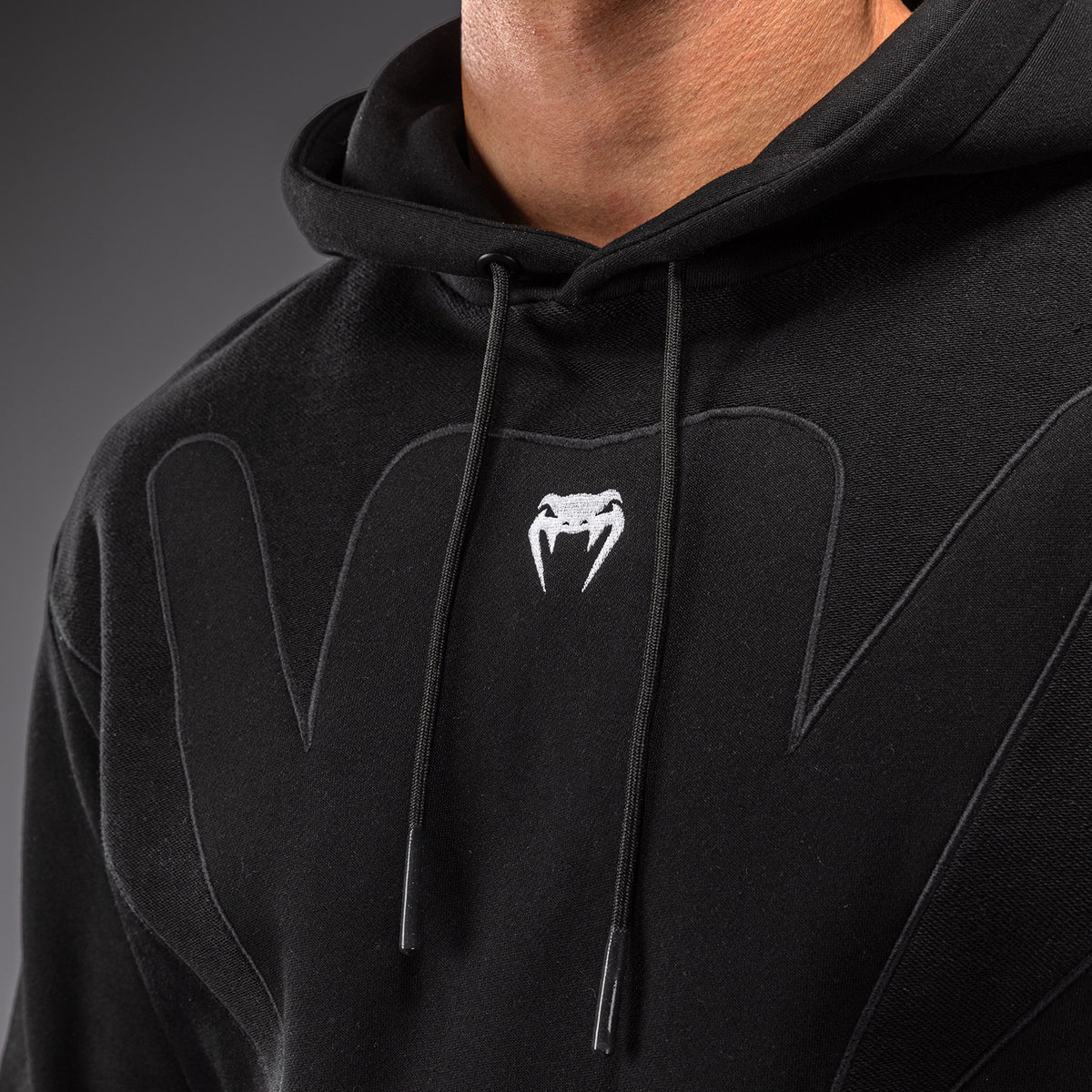 Venum Attack Fleece & Weave Hoodie - Black