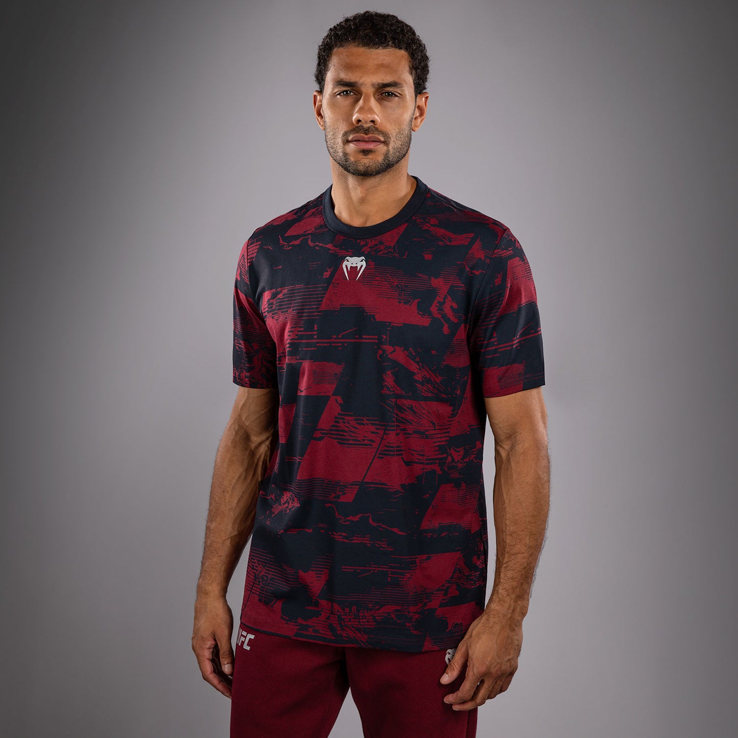 Men's UFC Zenith by Venum Burgundy Authentic Fight Week Short Sleeve T-Shirt