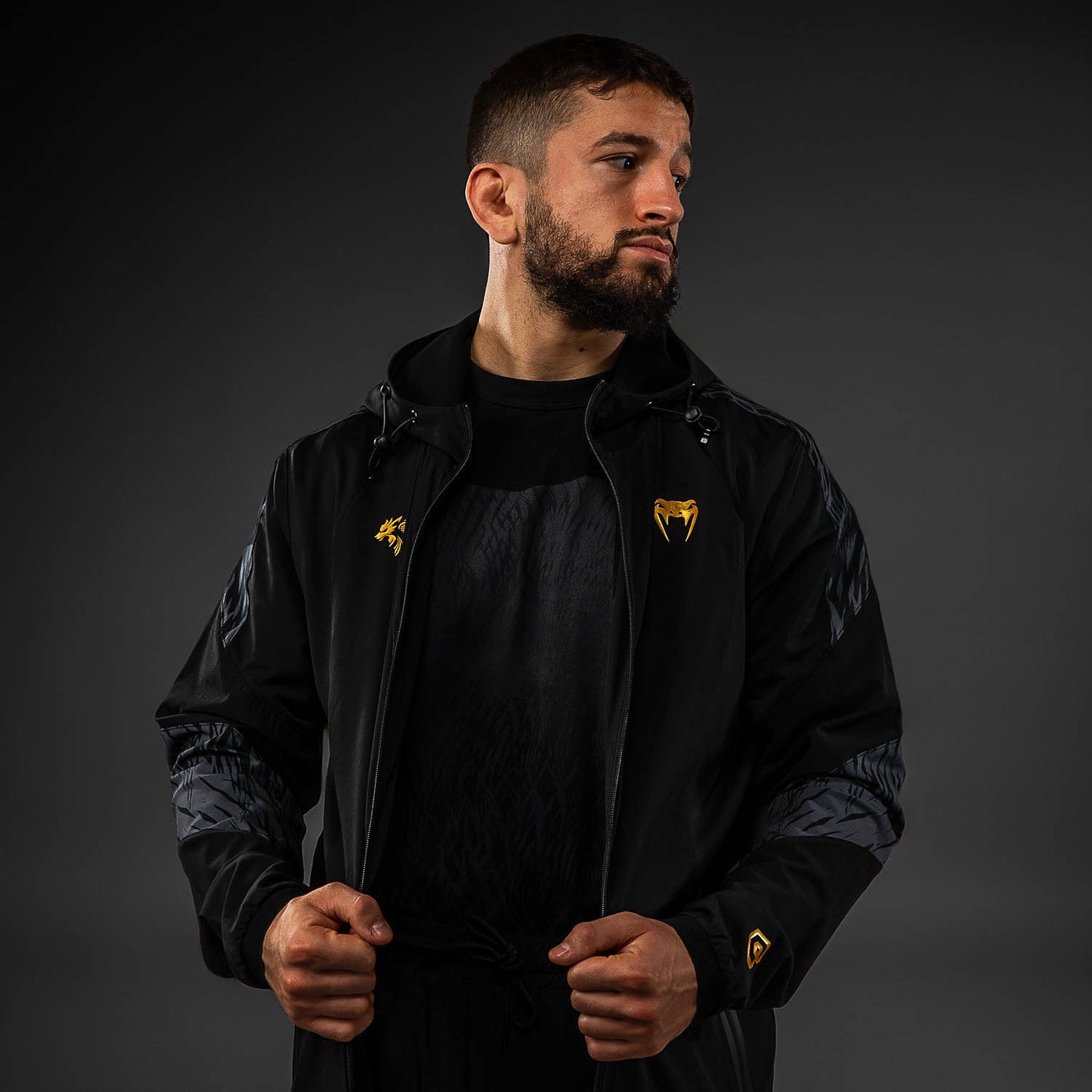 Venum x Chimaev Track Jackets - Black/Grey