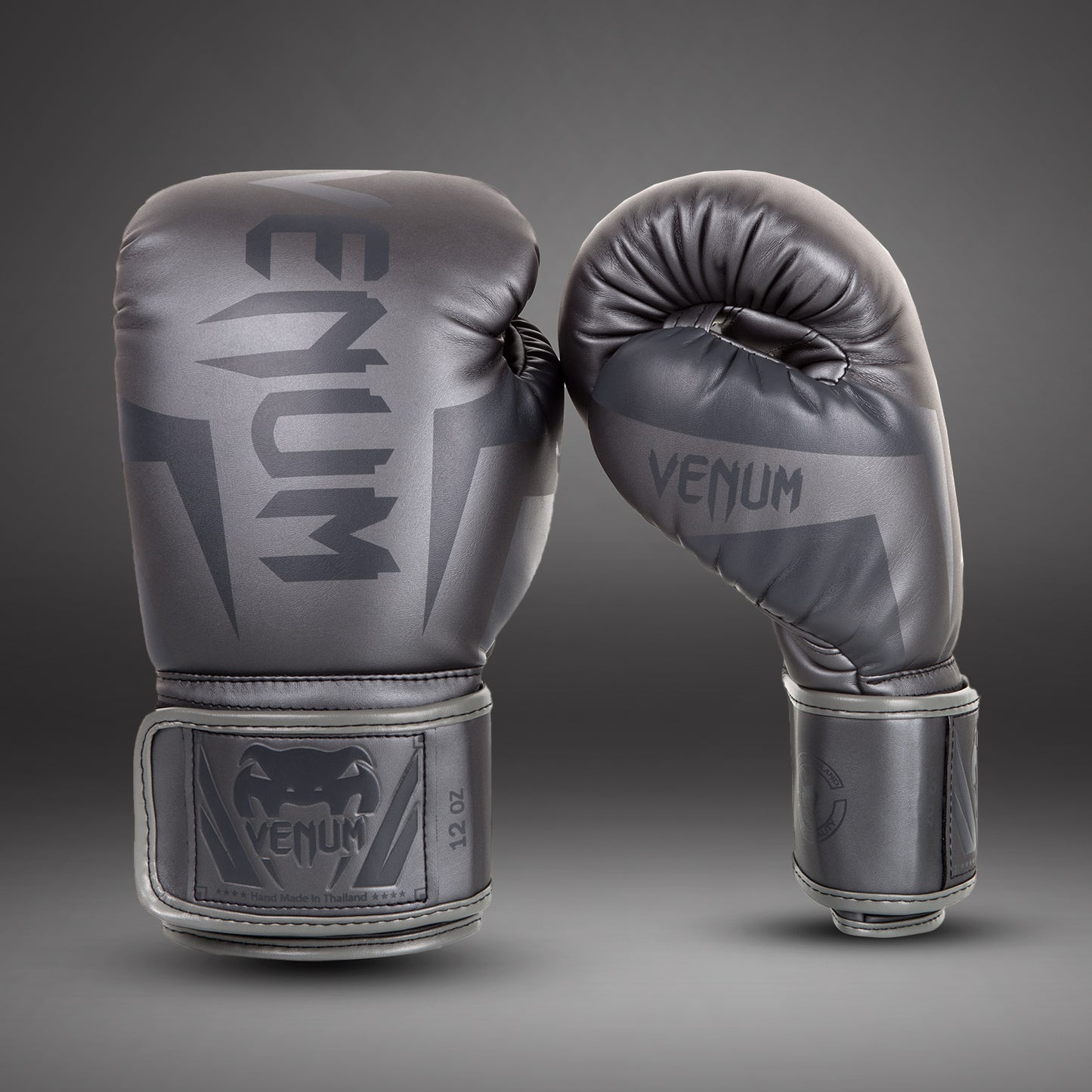 Venum Elite Boxing Gloves - Grey/Grey