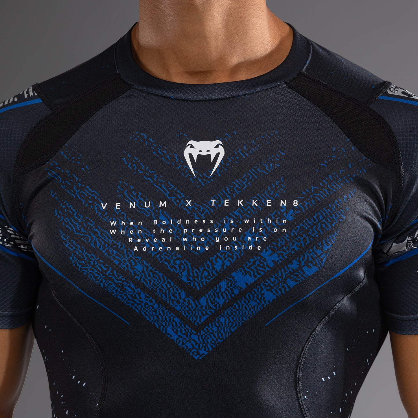 Venum x TEKKEN 8 - Paul Phoenix Rashguard - Black/Blue