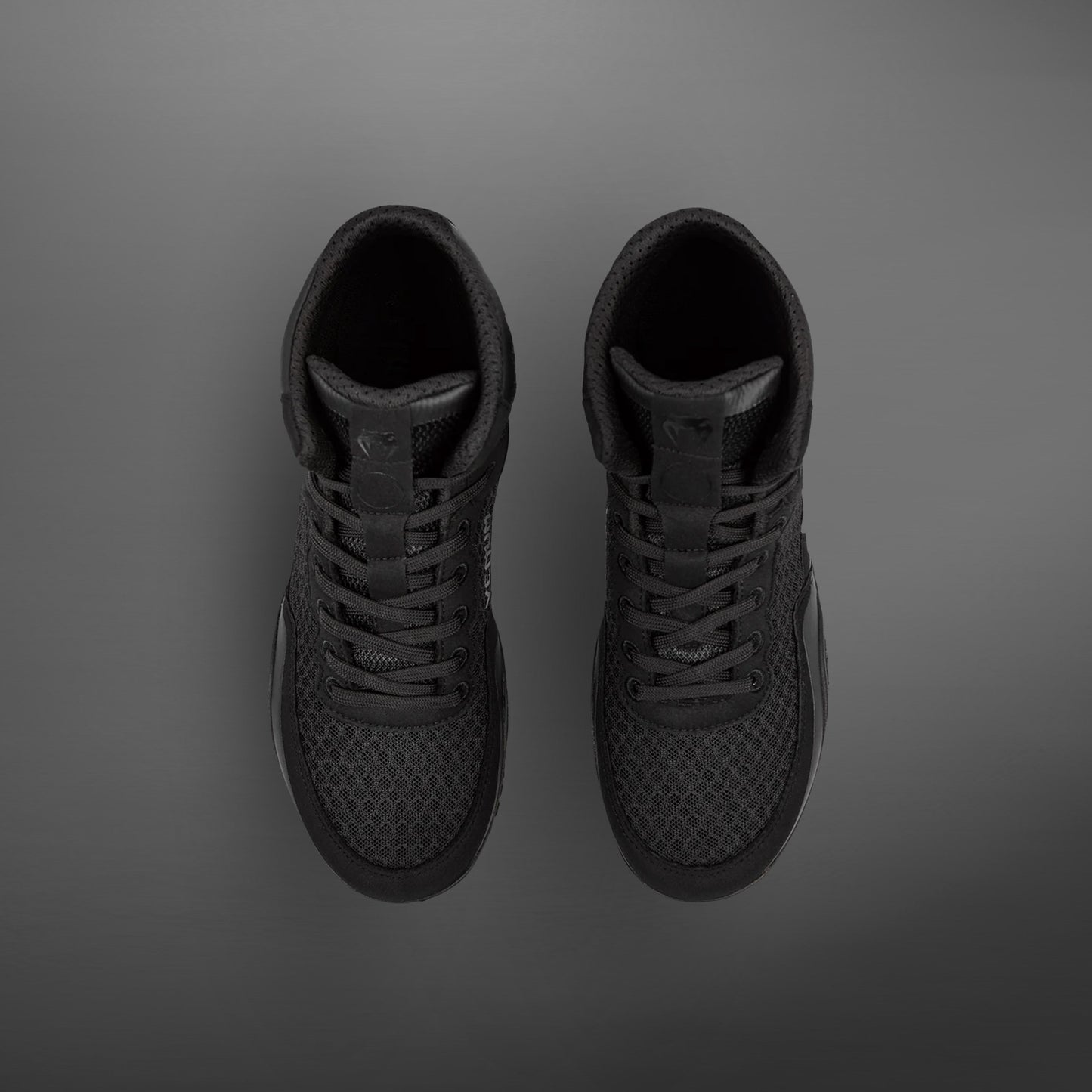 Venum Elite Wrestling Shoes - Black/Black