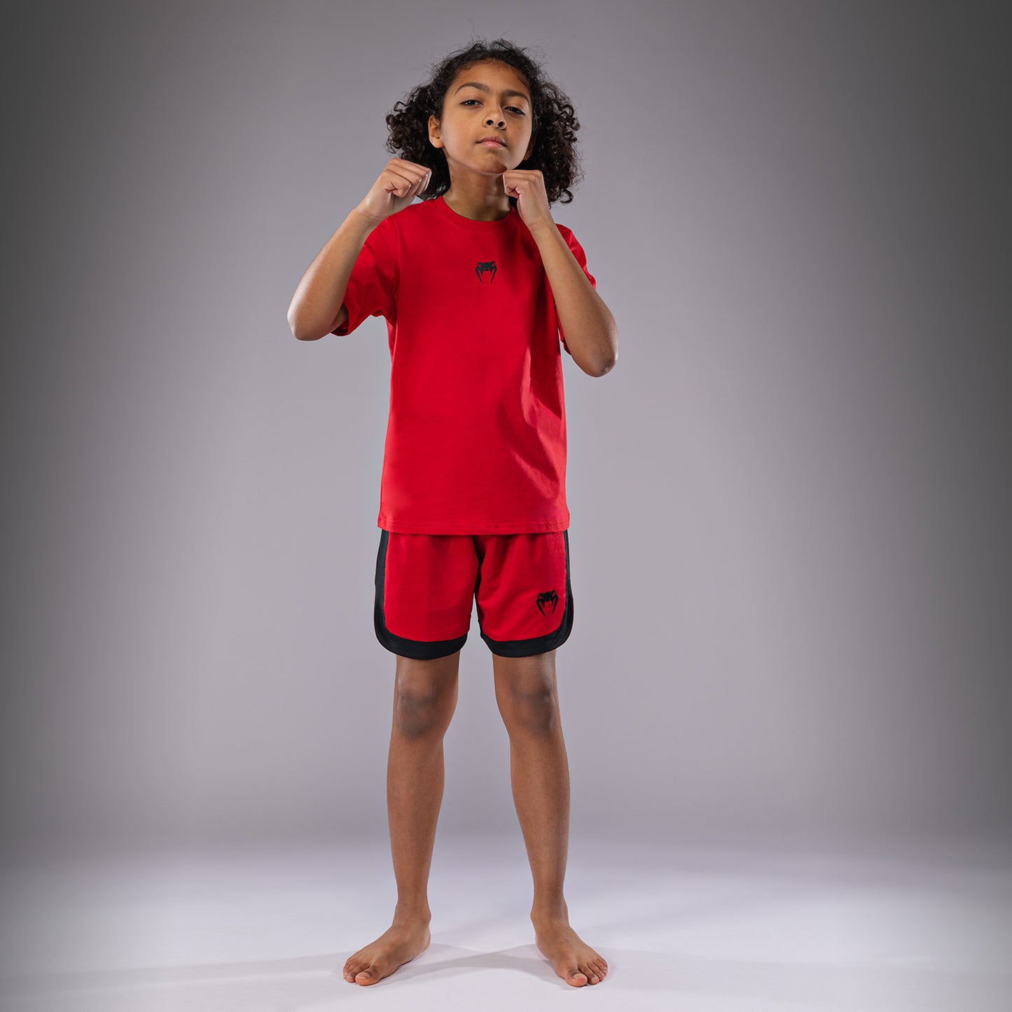 Venum Contender Kids T-Shirt - Cherry Red