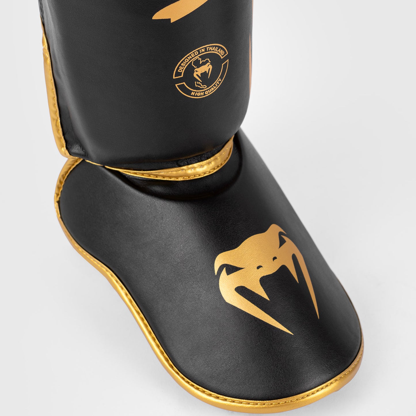 Venum Challenger Standup Shin Guards - Black/Gold