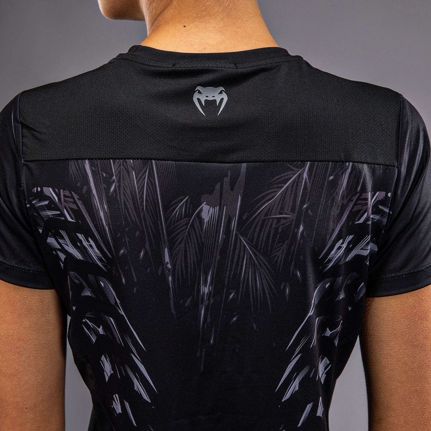 Venum Tiger Women's Dry Tech T-Shirt - Black/Silver