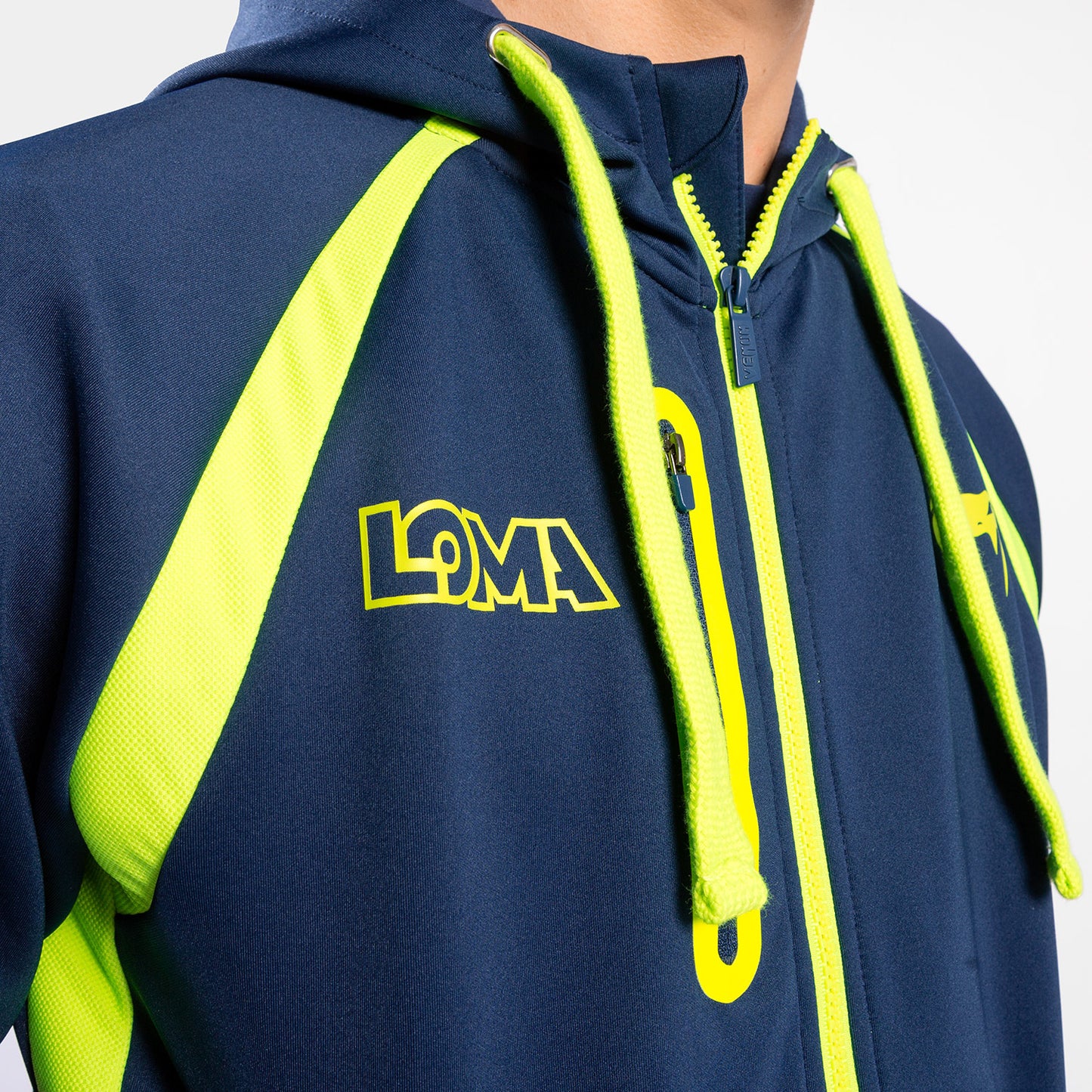 Venum Origins Hoodie Loma Edition - Blue/Yellow