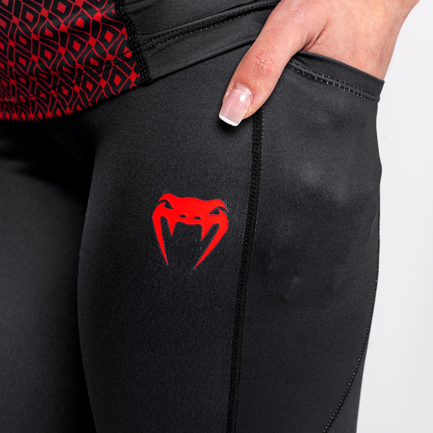 UFC Venum Performance Institute Legging - Black/Red