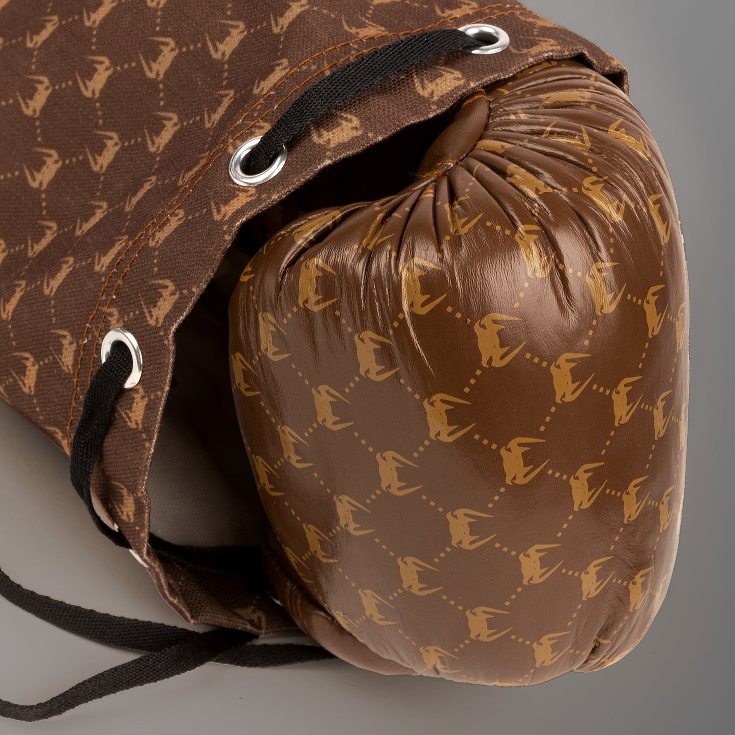 Venum Coco Monogram Pro Lace Up Boxing Gloves - Grizzly Brown