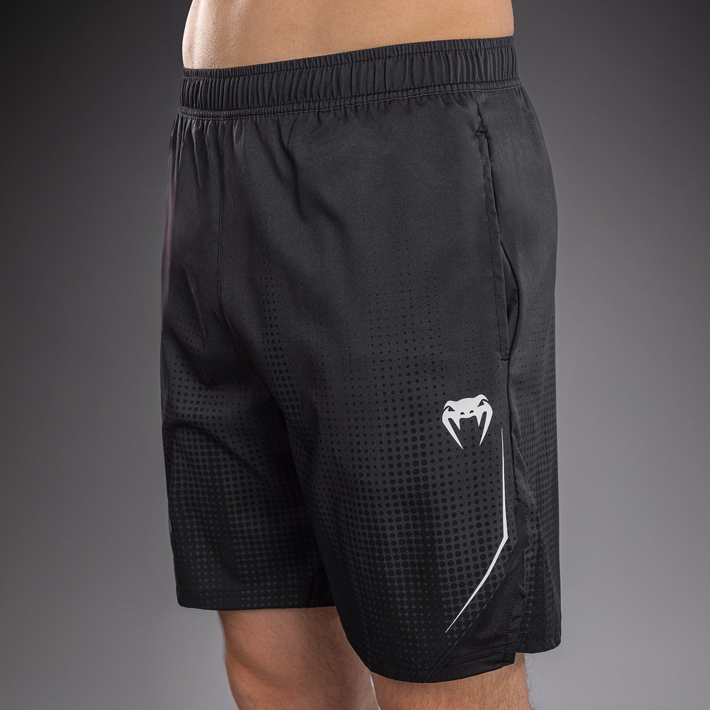 Venum Stealth Training Shorts - Black/White