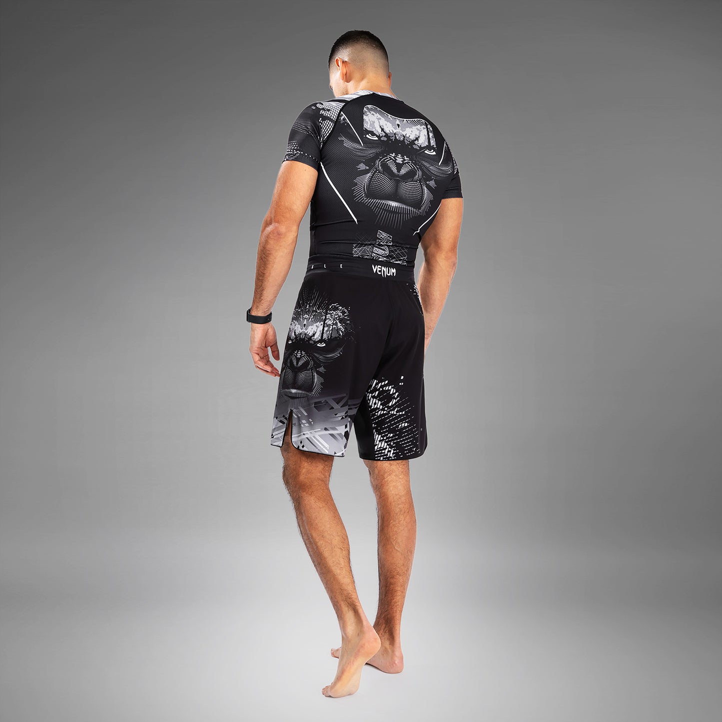 Venum Gorilla Jungle Fightshort - Black/White