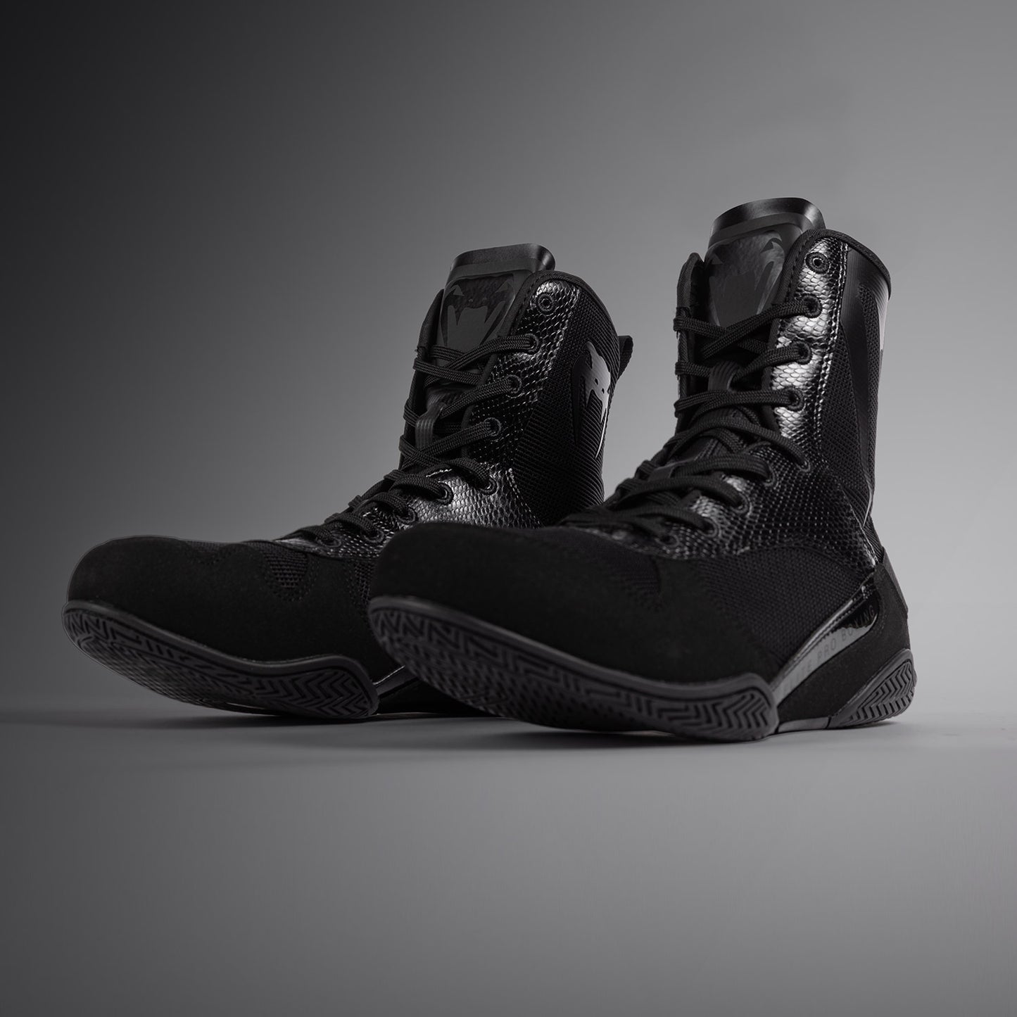 Venum Elite Boxing Shoes - Black