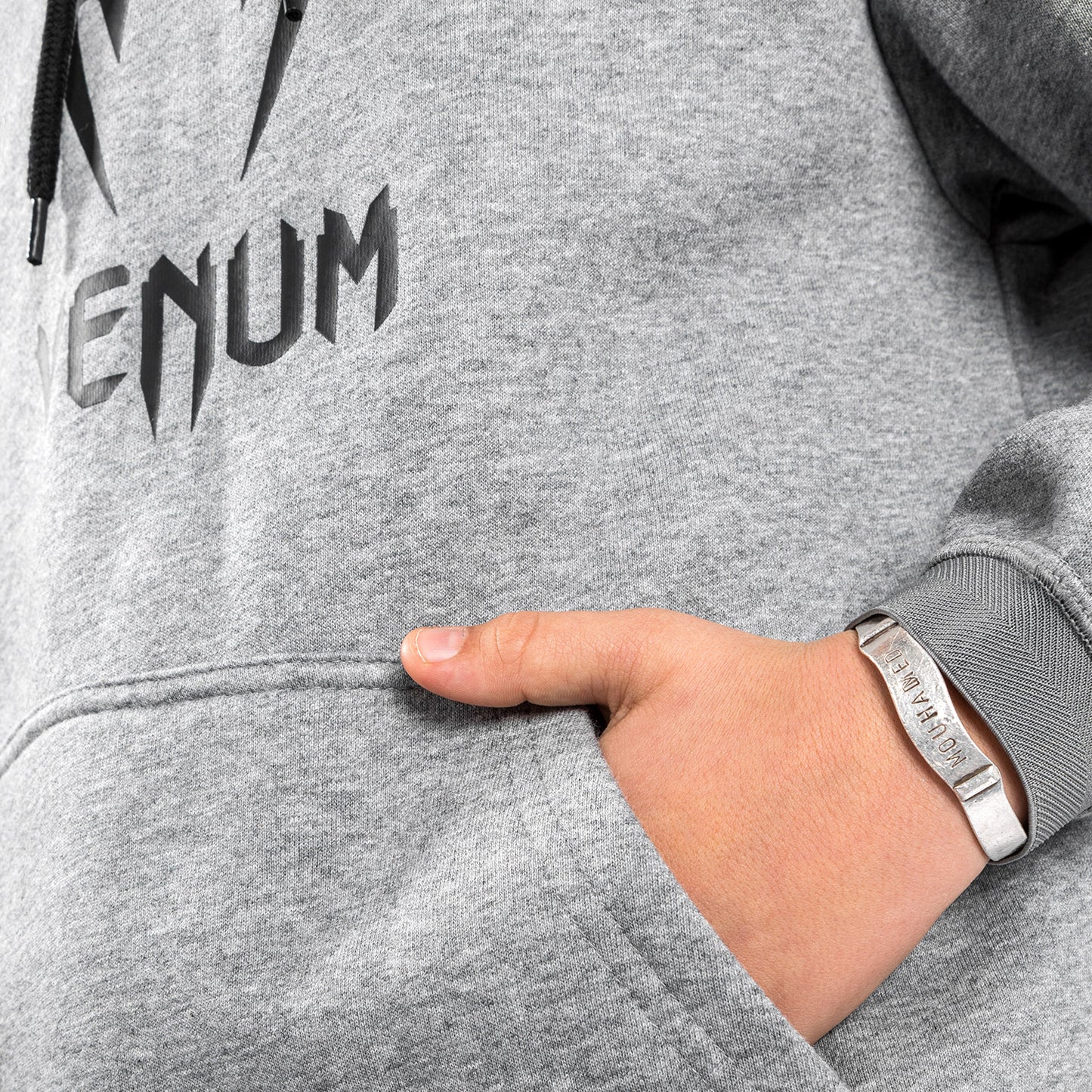 Venum Classic Hoodie - For Kids - Light Heather Grey