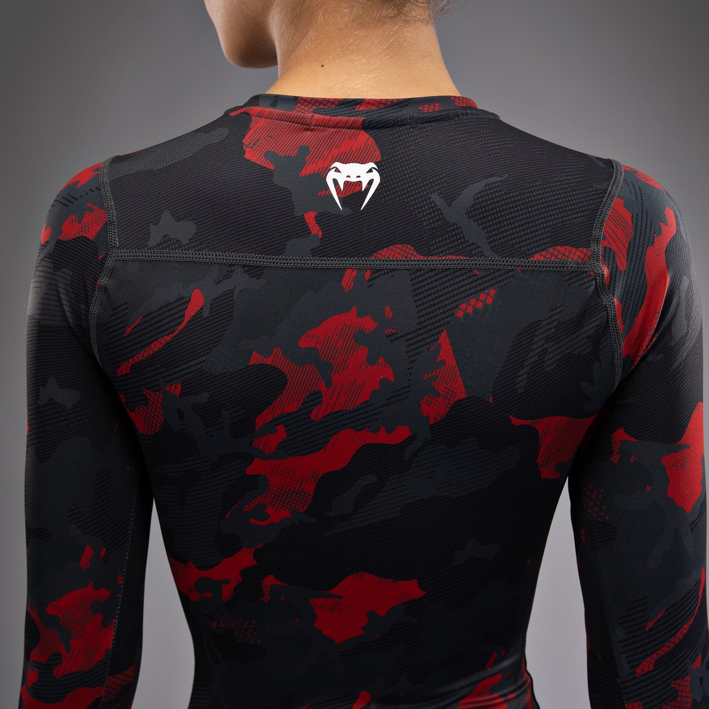 Venum x Sophia Rose Women’s Long Sleeve Rashguard - Urban Red Camo