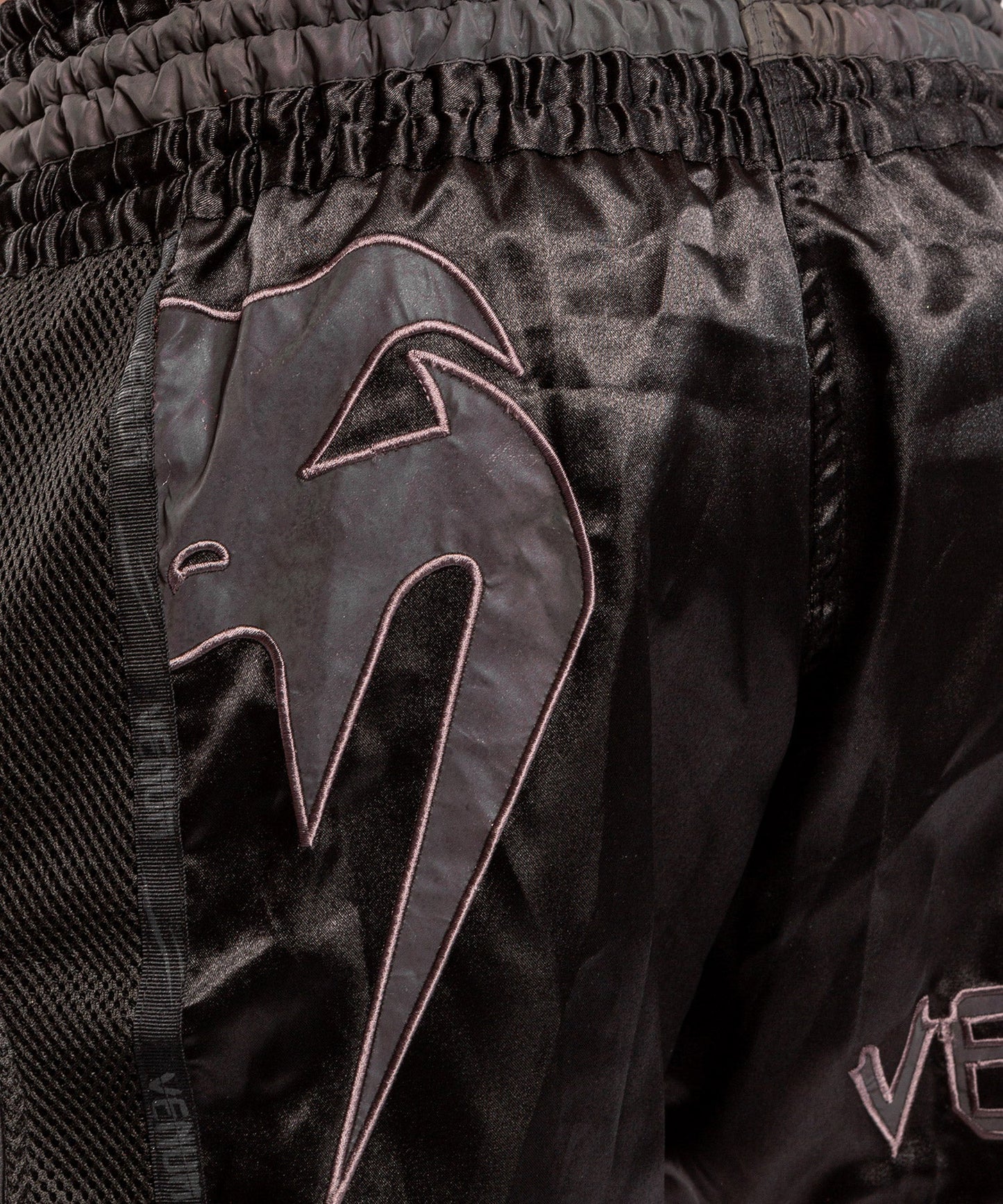 Venum Giant Glow Muay Thai Shorts - Black