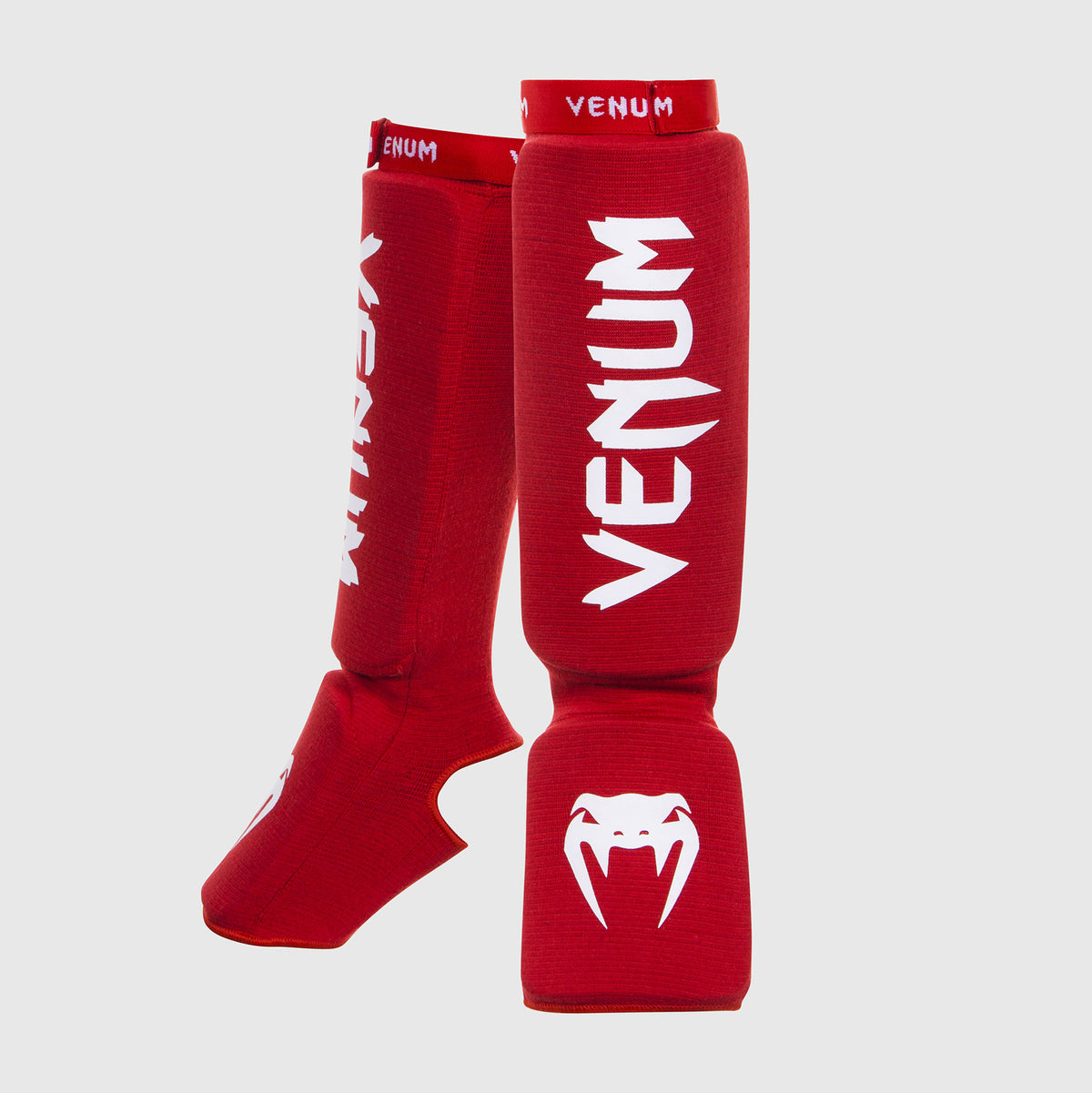 Venum Kontact Shin guards - Red/White