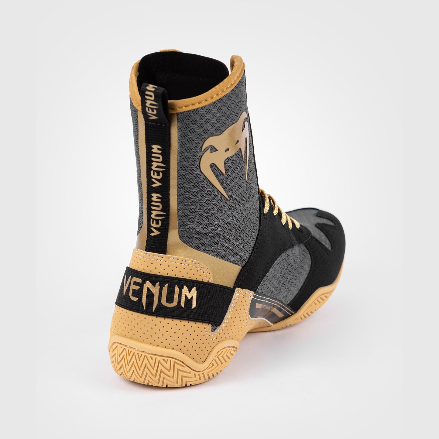 Venum Elite Boxing Shoes - Black/Beige