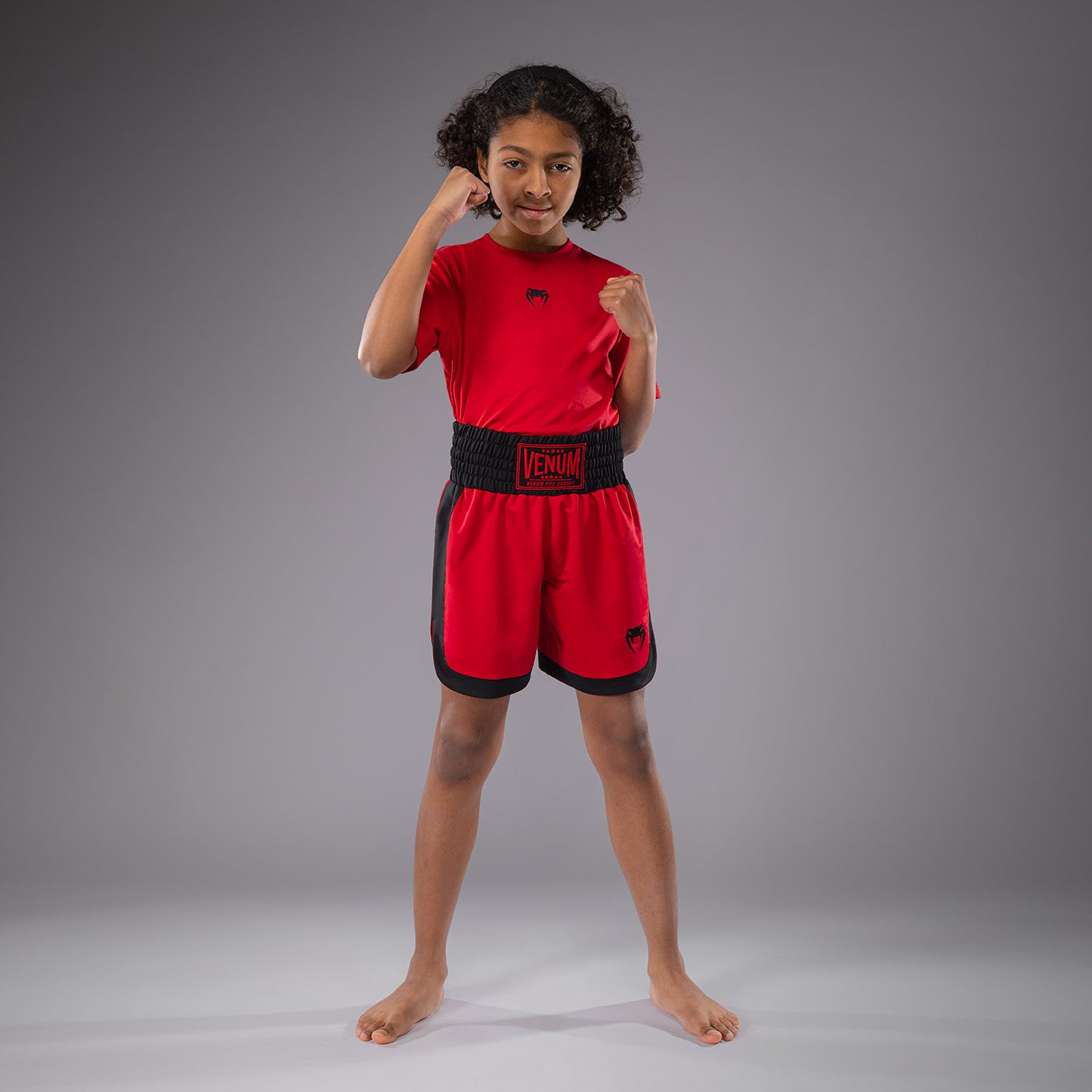 Venum Classic Kids Boxing Shorts - Cherry Red