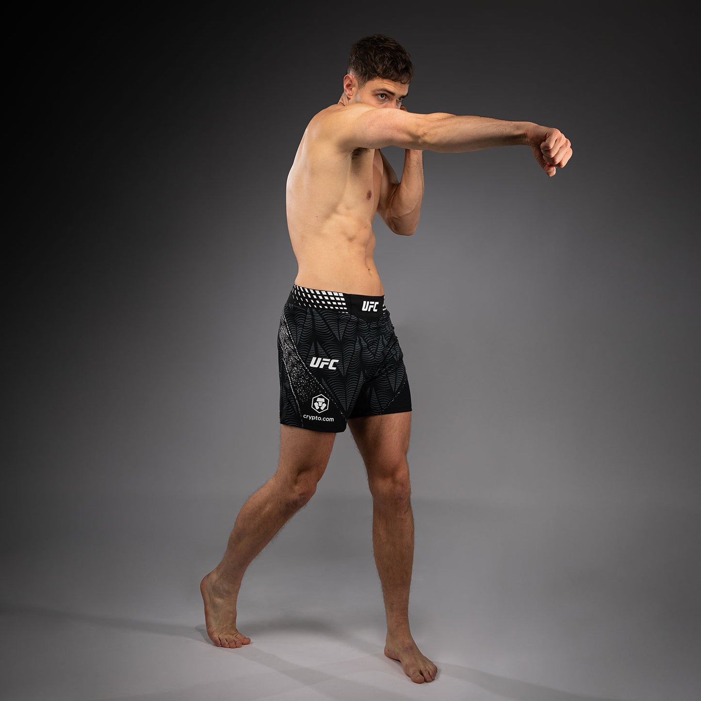 Men's UFC Zenith by Venum Black Authentic Fight Night Short Fit Fight Short Personalized