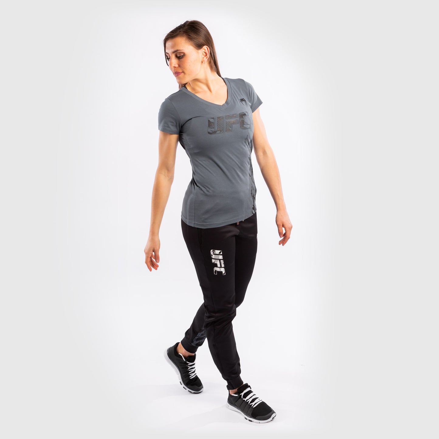 UFC Venum Authentic Fight Week Women's Short Sleeve T-shirt - Grey