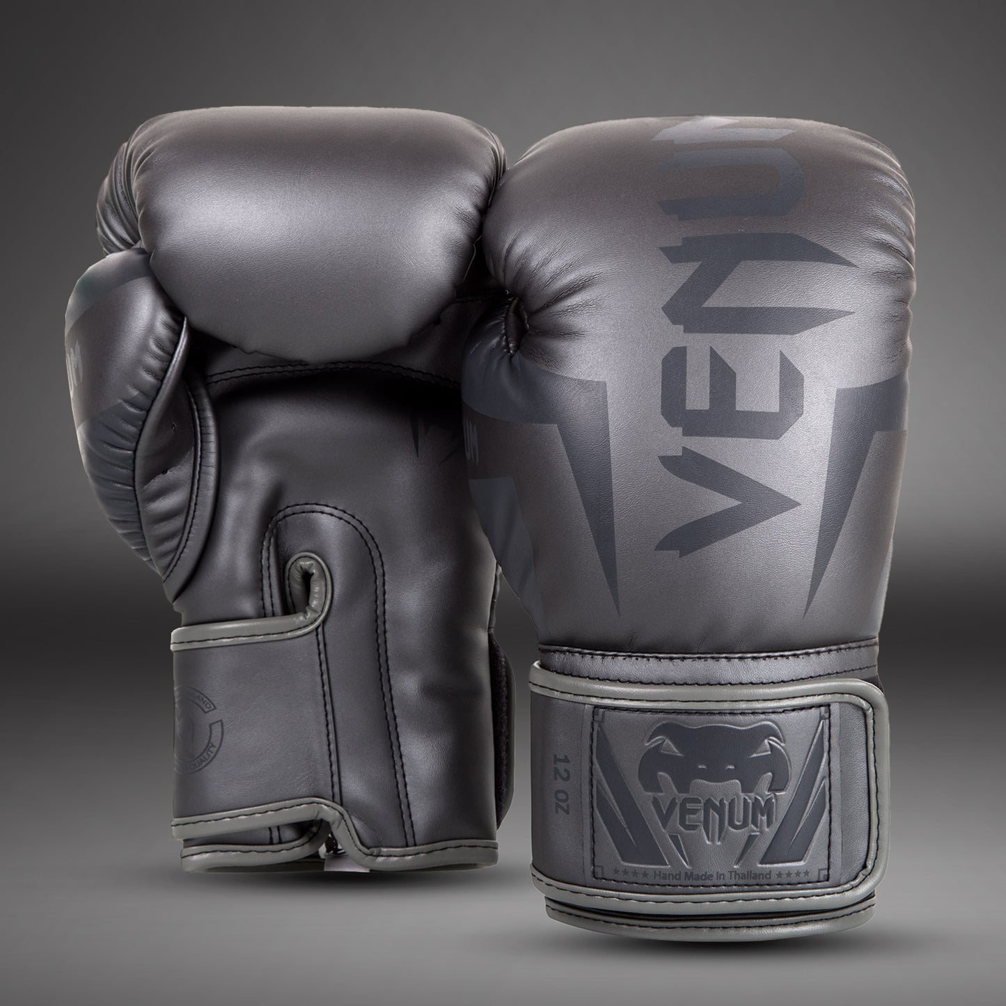 Venum Elite Boxing Gloves - Grey/Grey