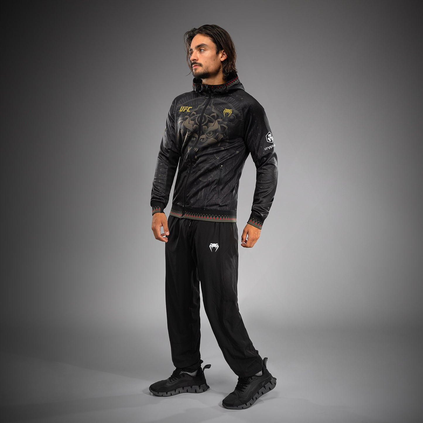 Men’s Noche UFC 2.0 By Venum Black Authentic Fight Night Walkout Hoodie