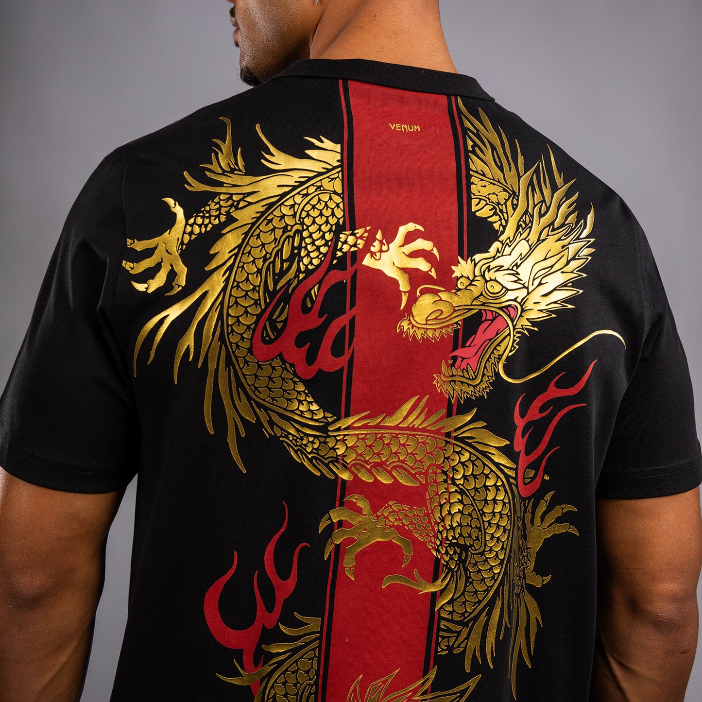 Venum x TEKKEN 8 - Marshall Law T-Shirt - Black/Red/Gold