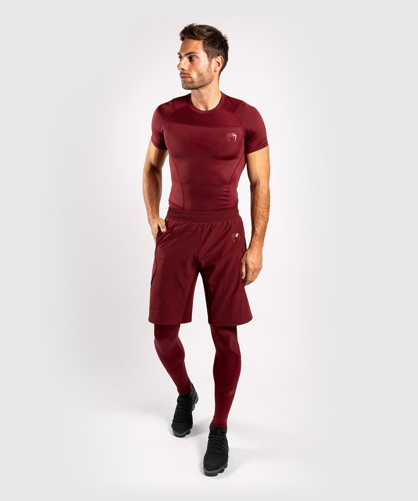 Venum G-Fit Compression Tights - Burgundy