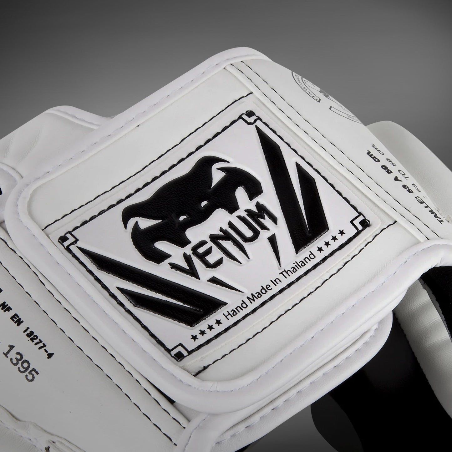 Venum Elite Headgear – White/Black