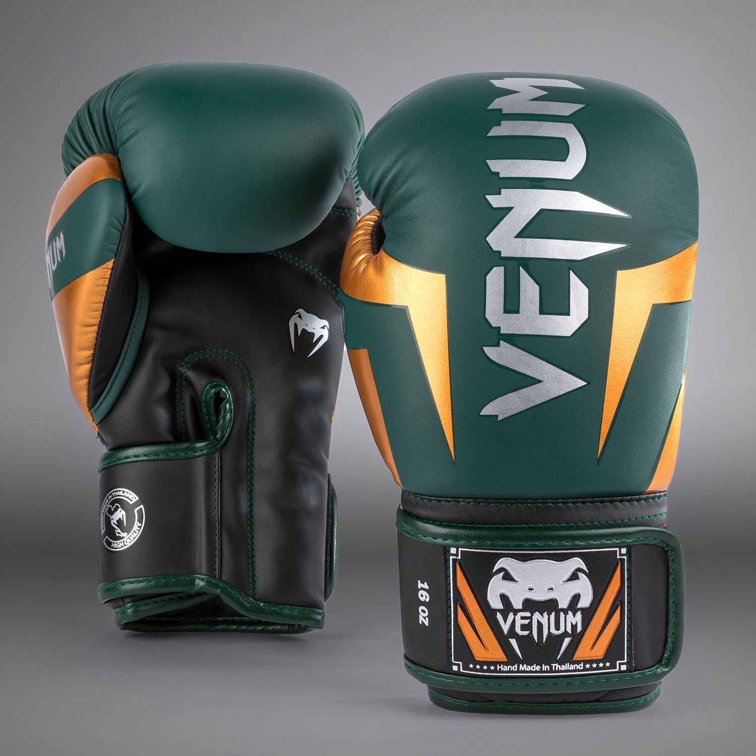 Venum ELITEグローブ(16オンス)、レガース(M) モスグリーン efb1efa276c763af2fc1a826420135