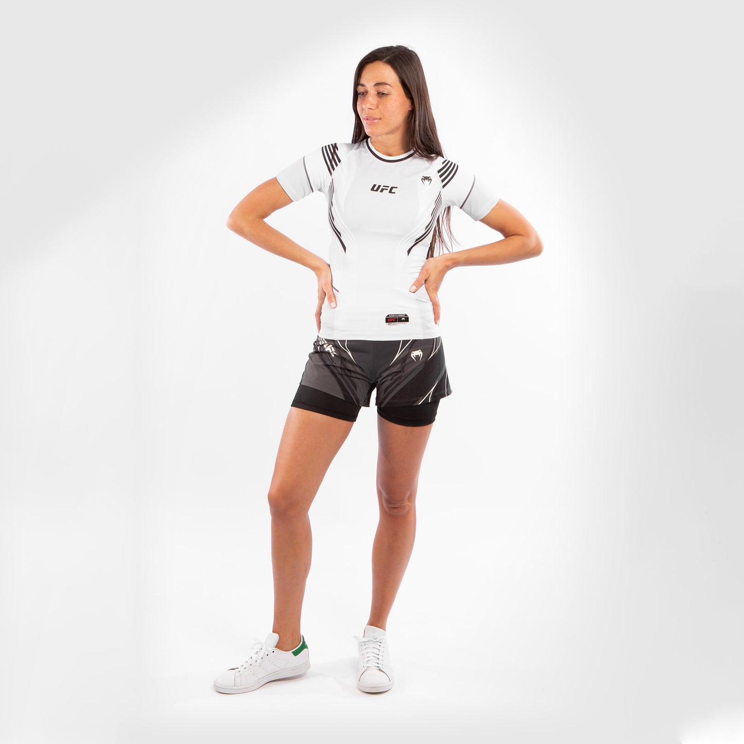 UFC Venum Authentic Fight Night Women's Rashguard - White