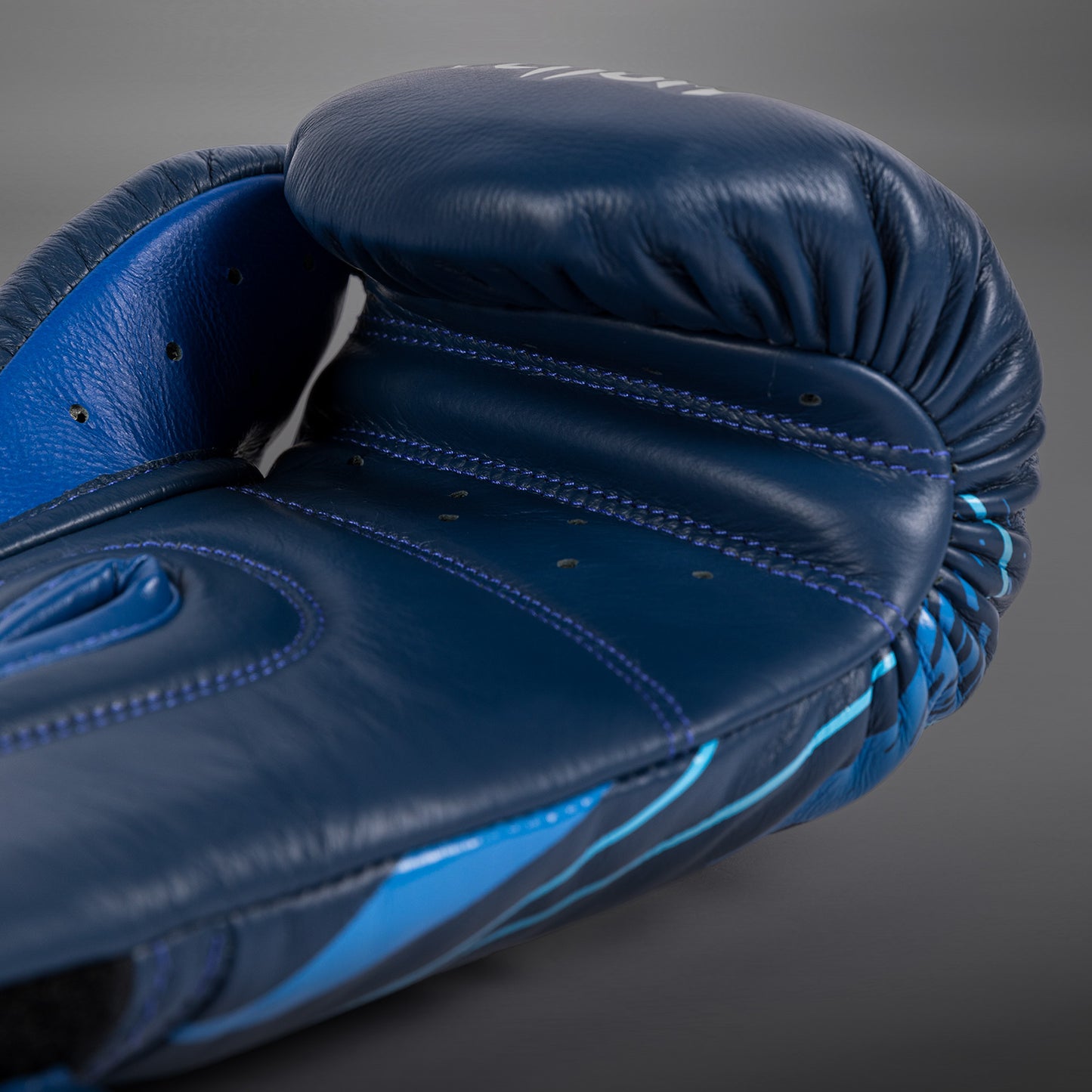 Venum x Top Rank Original Hammer Boxing Gloves - Navy Blue