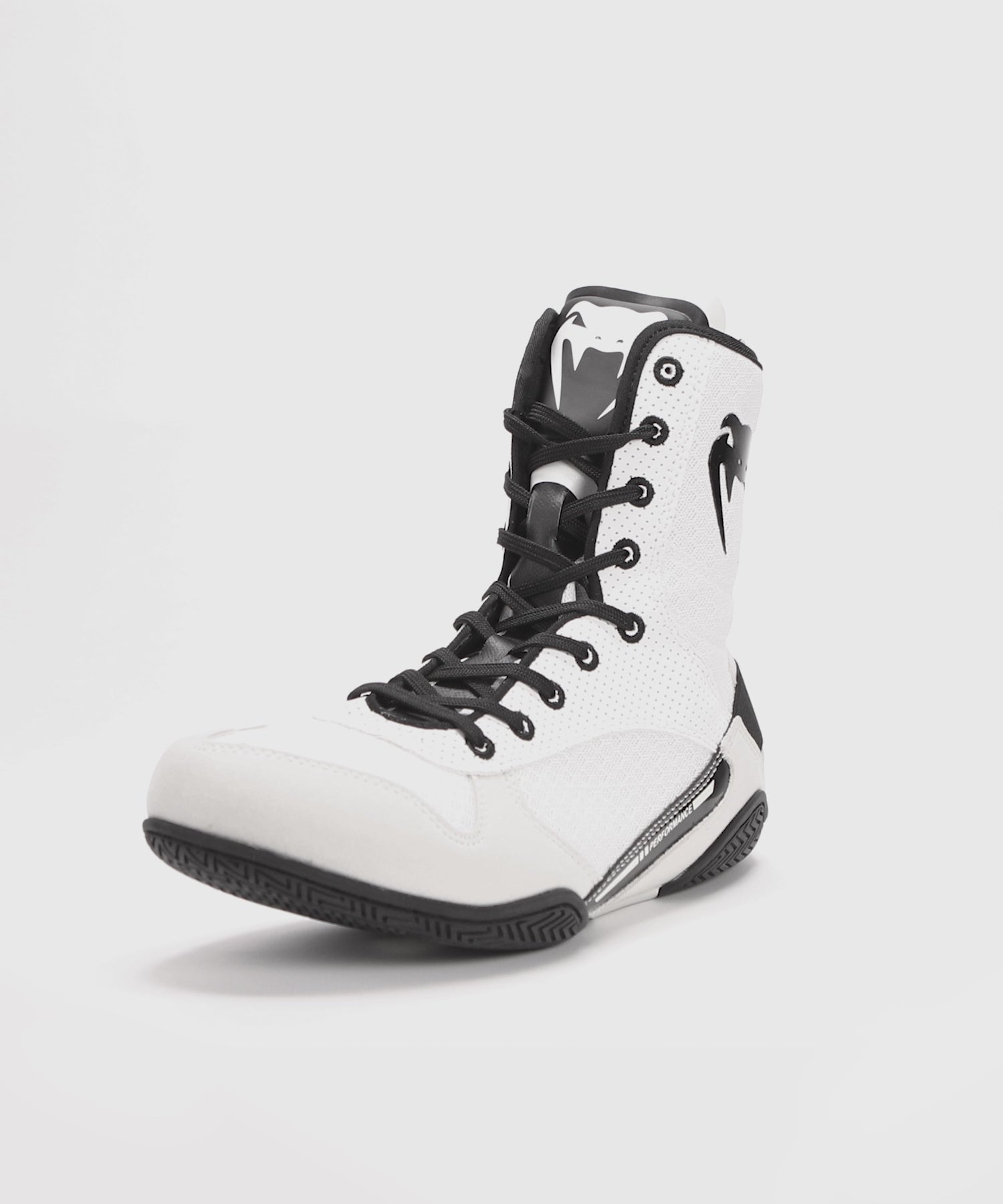 Venum Elite Boxing Shoes White/Black