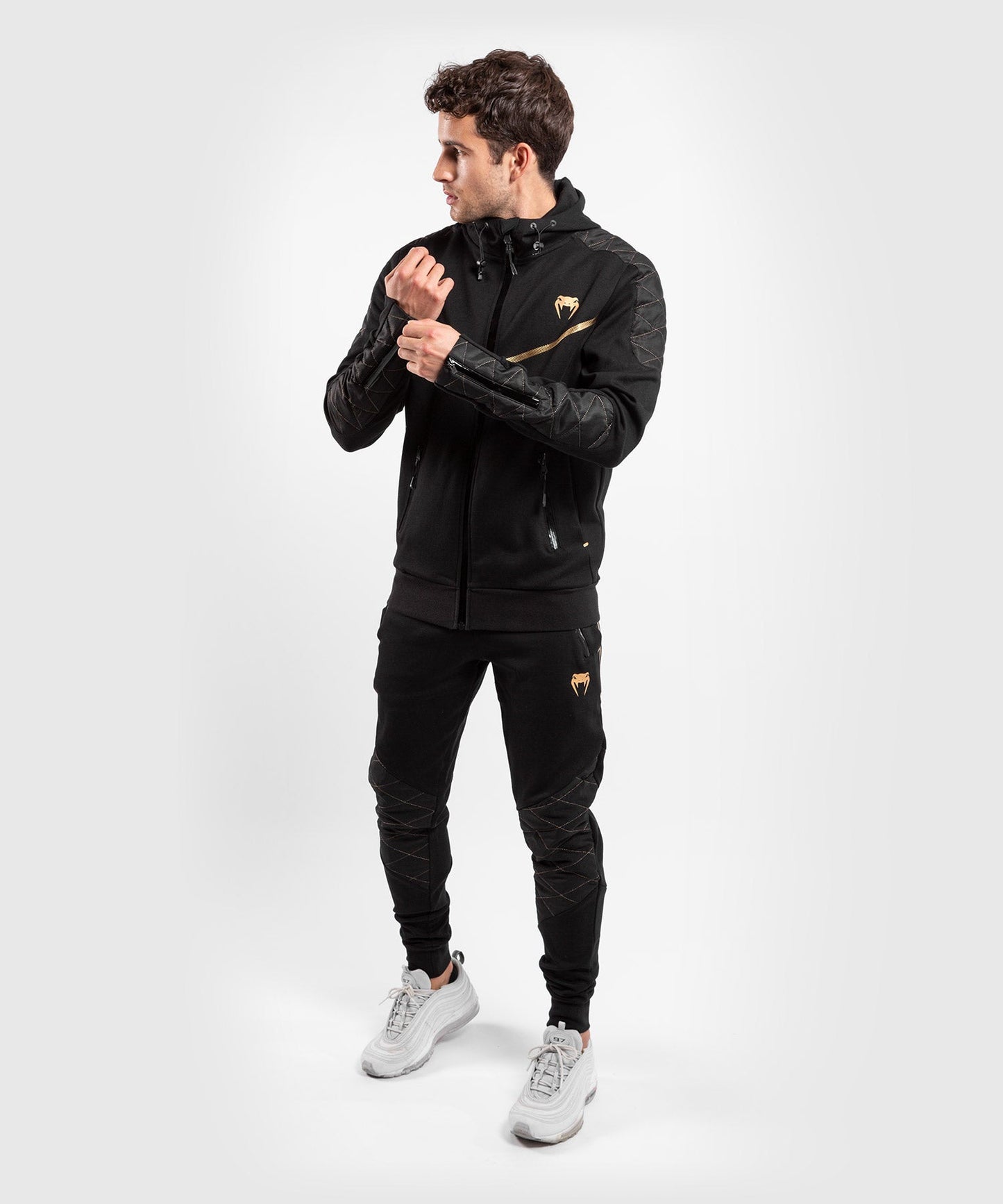 Venum Laser Evo Hoodie - Black/Gold