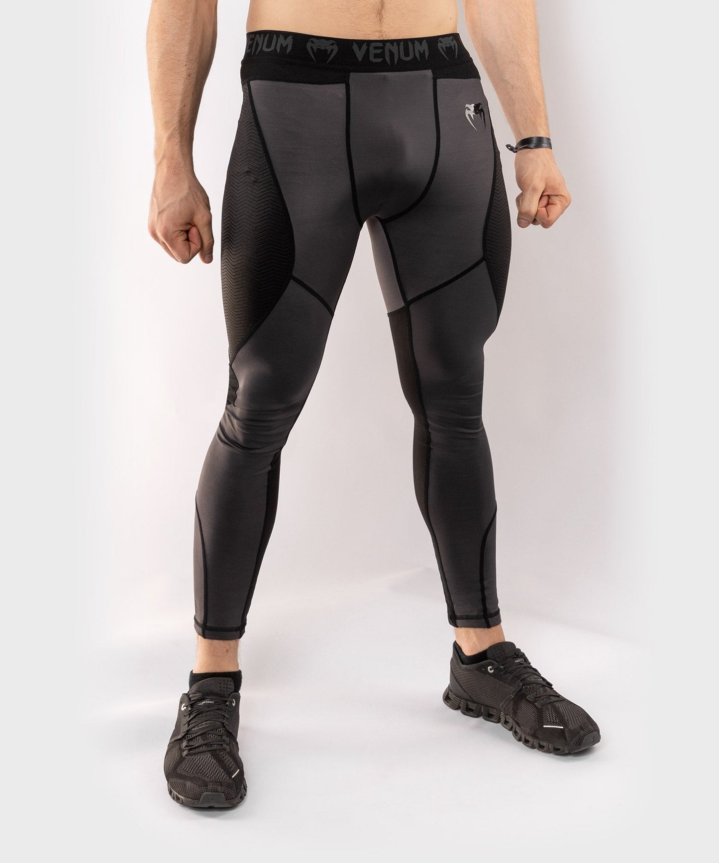 Venum G-Fit Compression Tights - Grey/Black