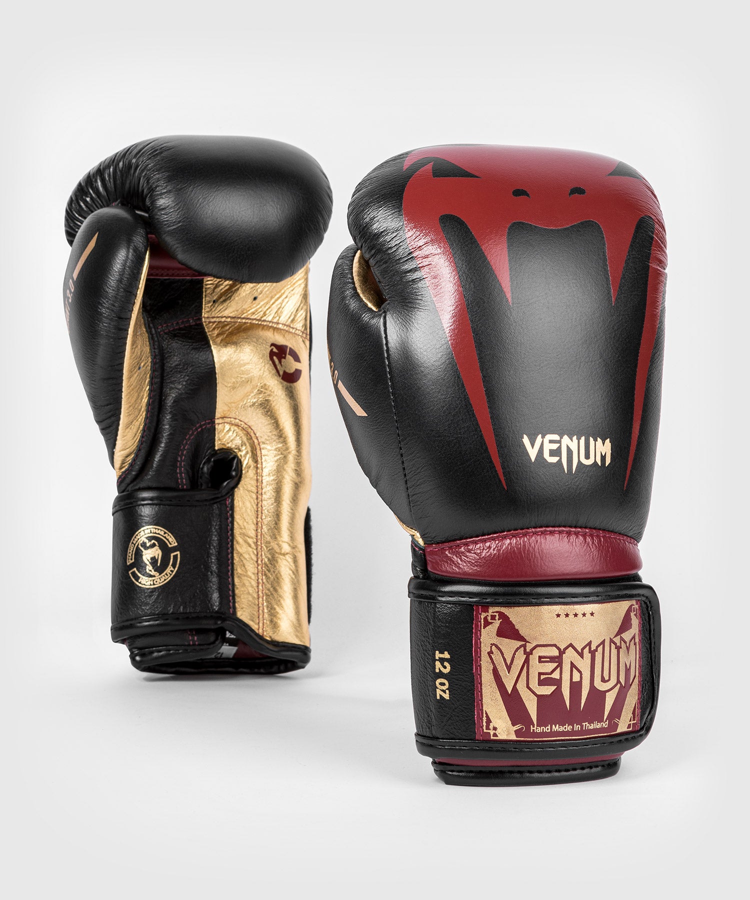 Venum Giant 3.0 Gants De Boxe Muay Thai & Kick Boxing - Cuir Nappa Premium