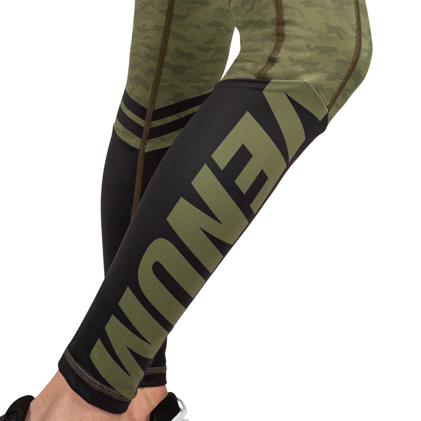 Venum Power 2.0 Leggings - For Women - Khaki/Black