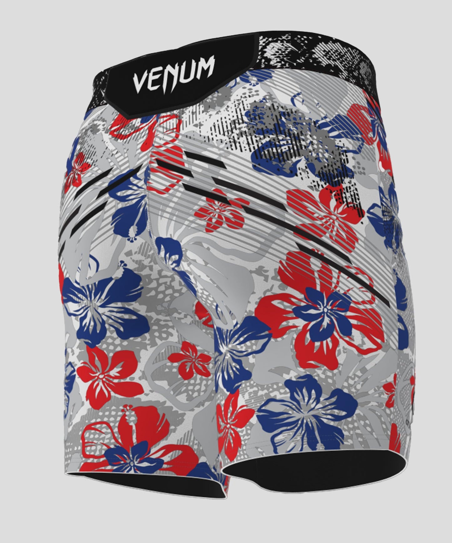 UFC Adrenaline Unrivaled by Venum Max Holloway Vale Tudo Short - Grey/Red/Navy