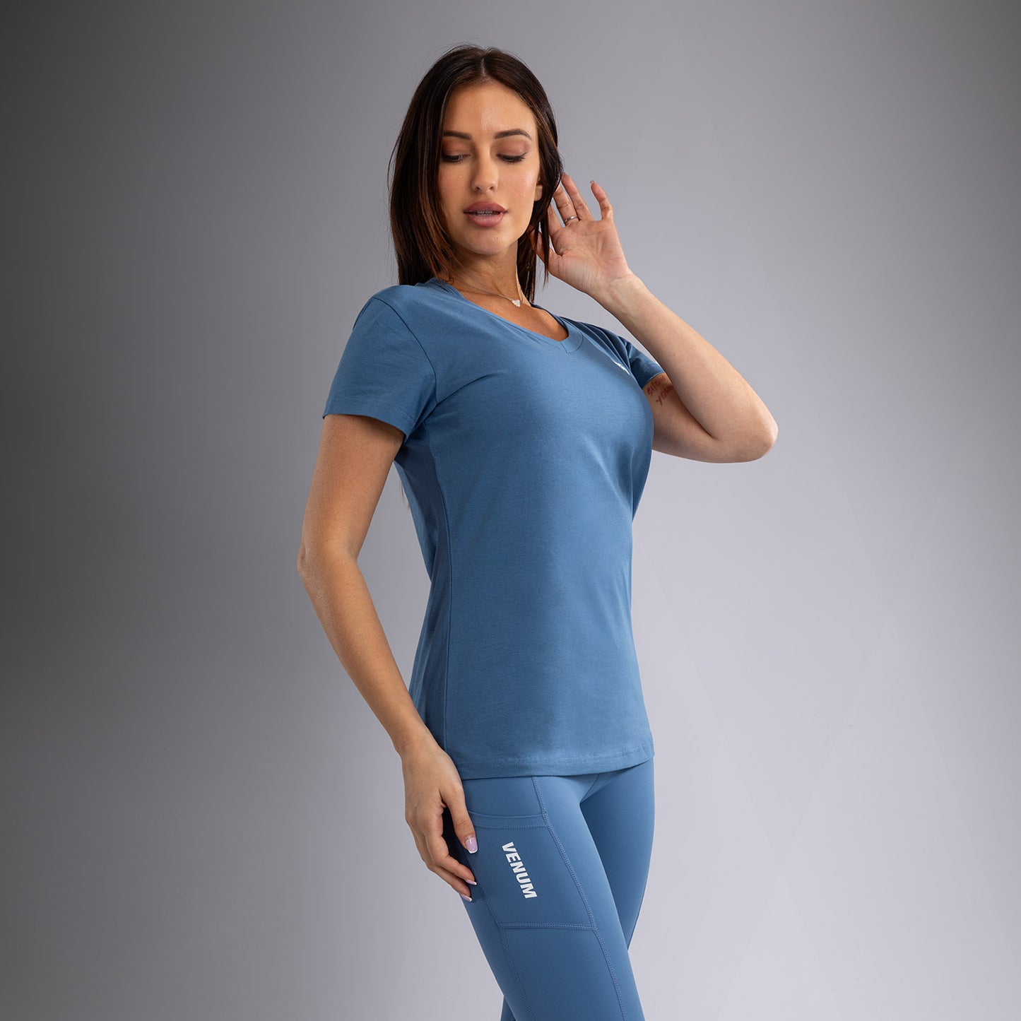 Venum Essential Women's T-Shirt - Storm Blue