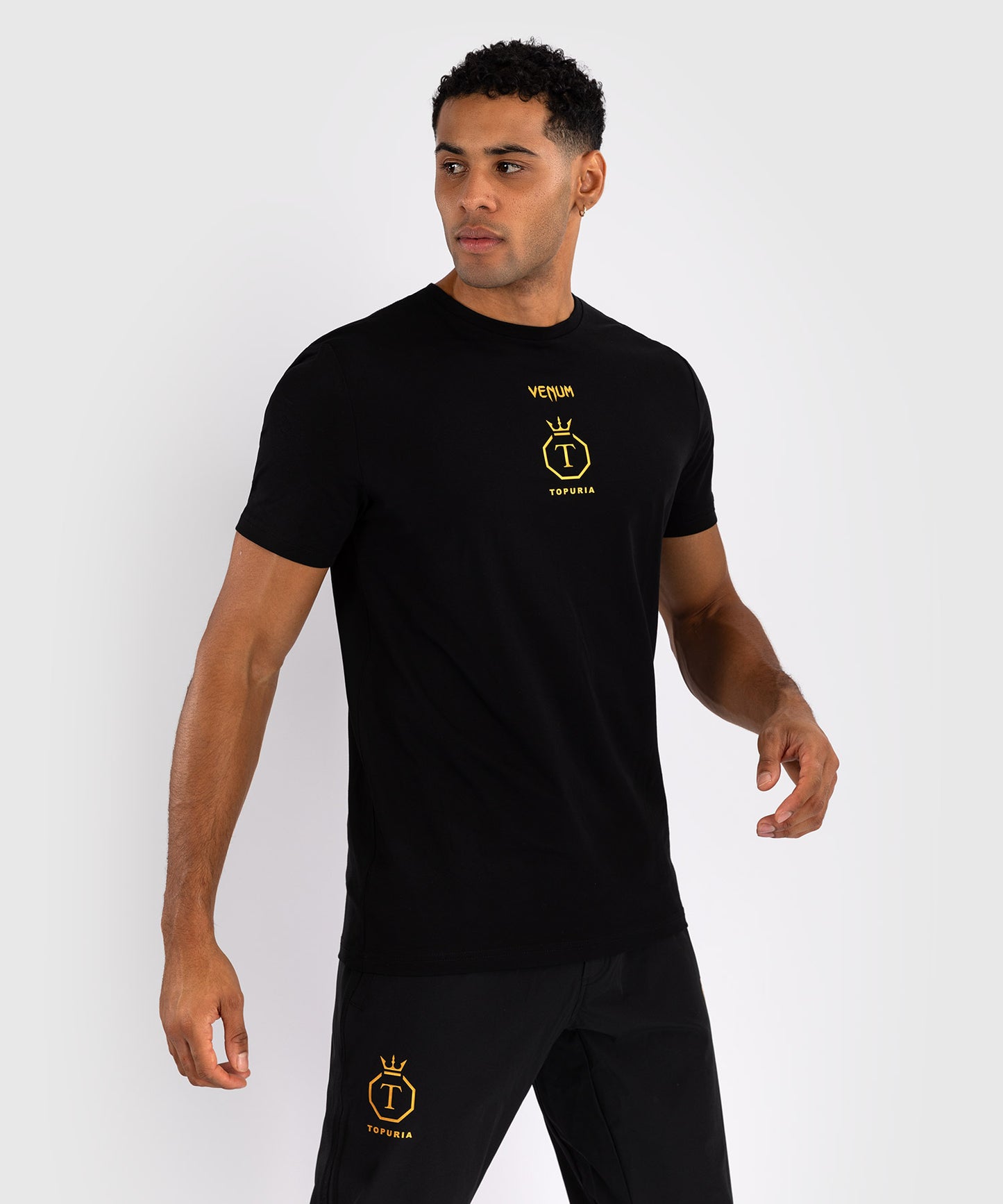Venum x Topuria Unmatched Edition T-Shirt - Black/Gold
