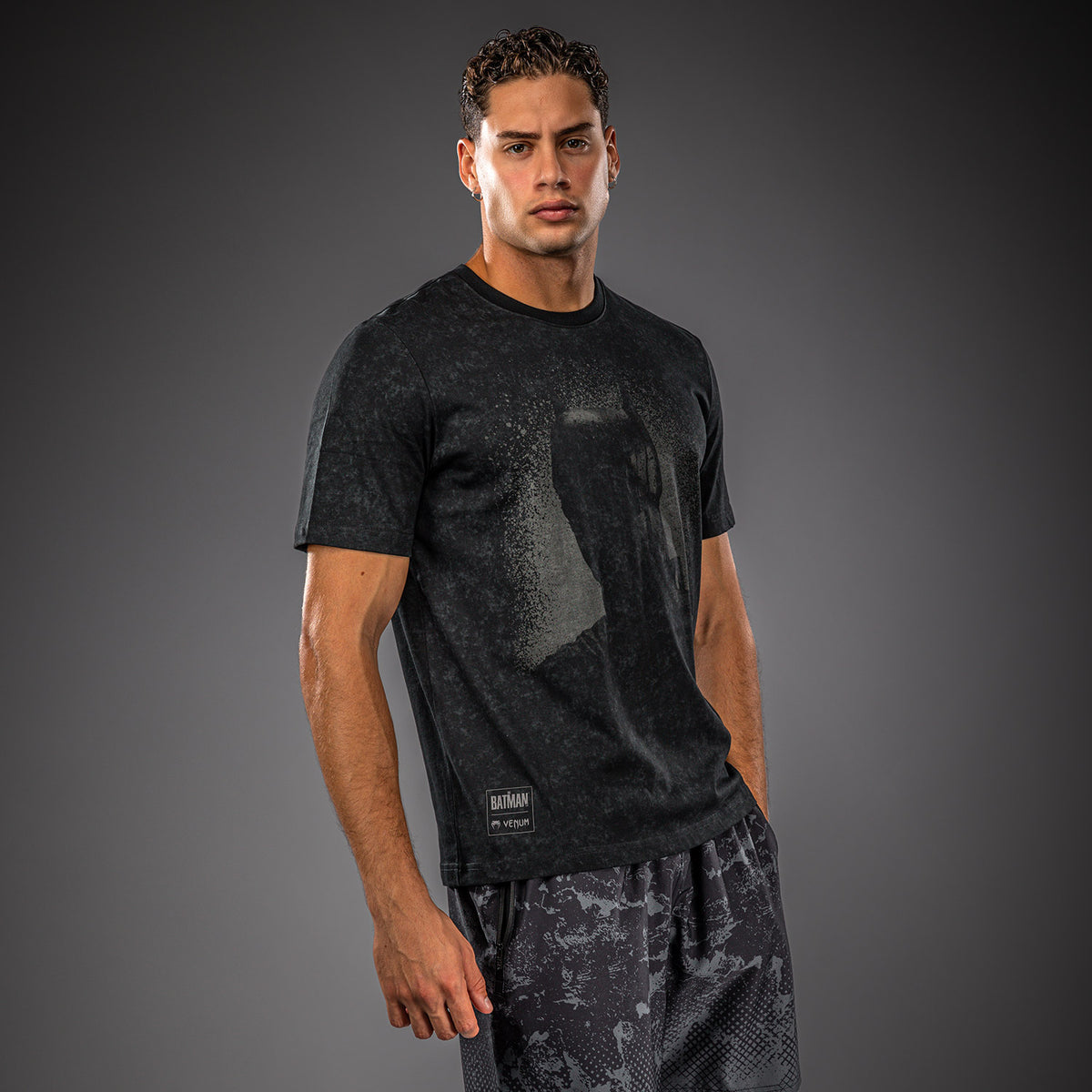 Venum x Batman Cotton T-Shirt - Black/Grey