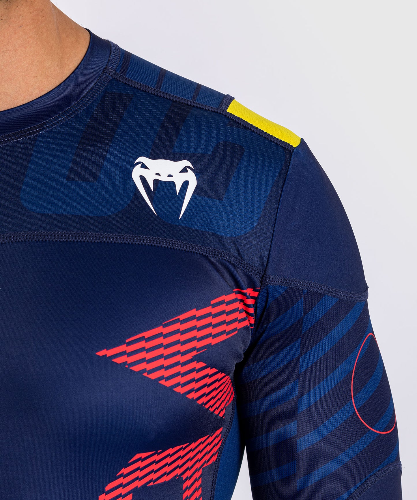 Venum Sport 05 Rashguard Long Sleeves - Blue/Yellow