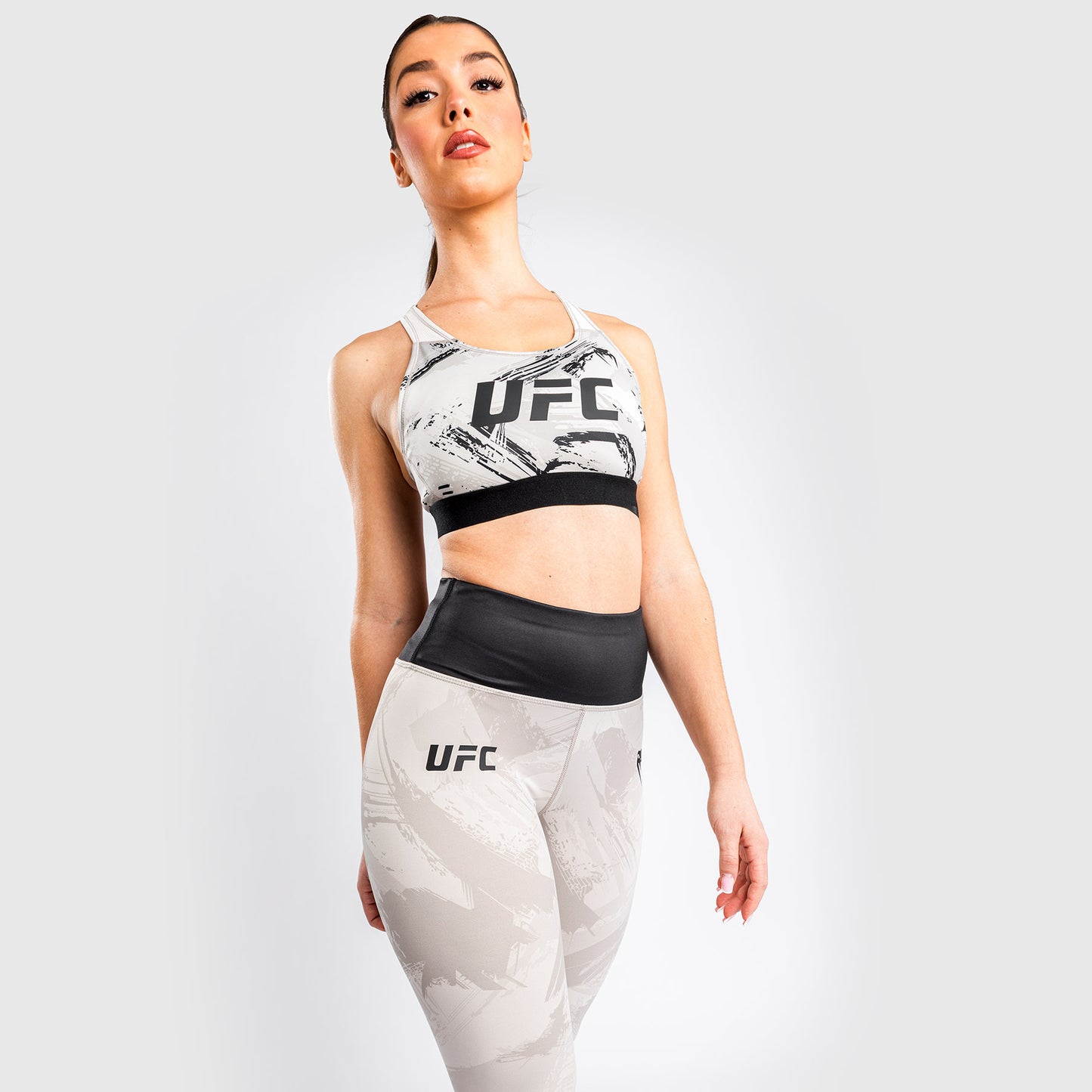 UFC Venum Authentic Fight Week Women’s 2.0 Sport Bra - Sand/Black