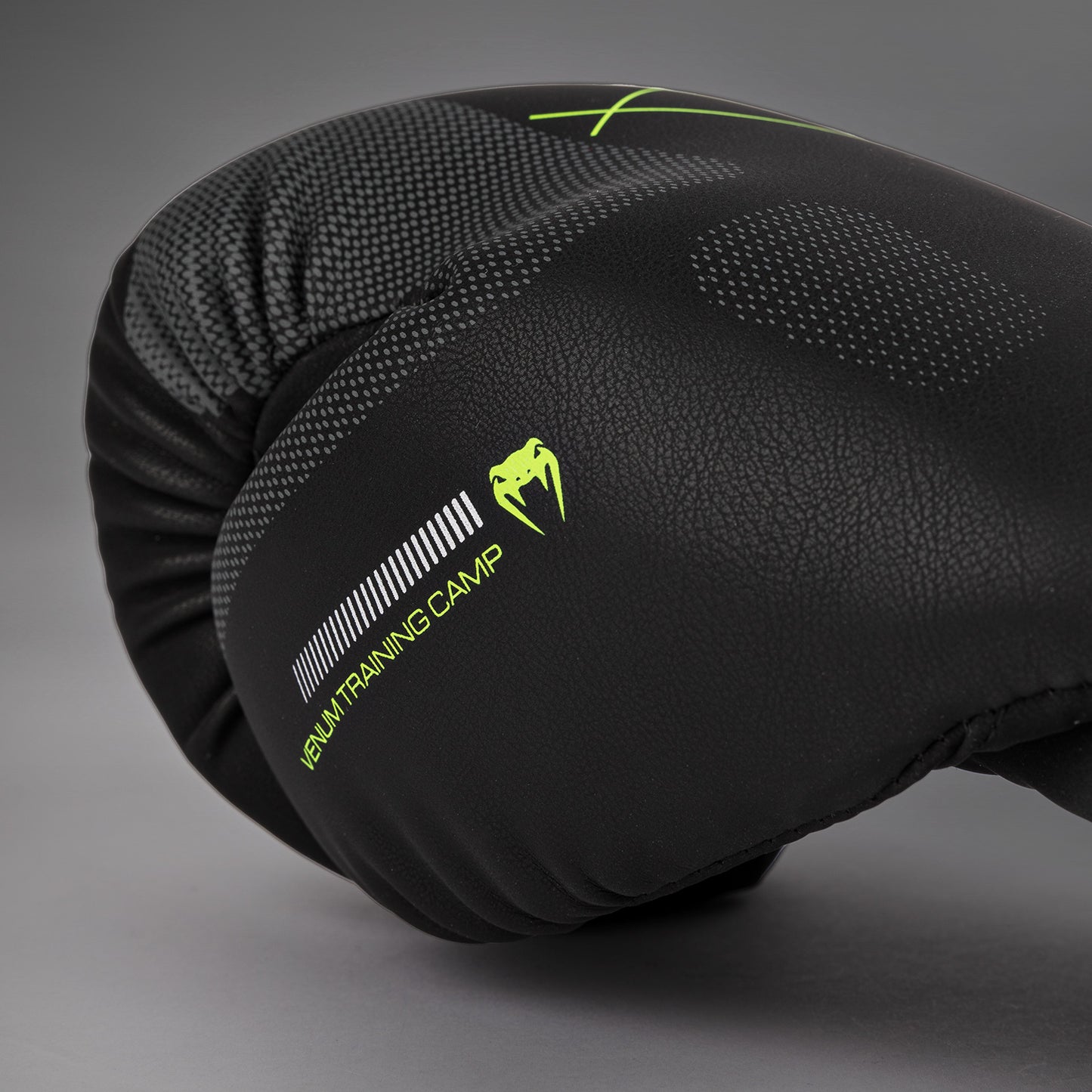 Venum Training Camp 4.0 Boxing Gloves - Black/Neon Green